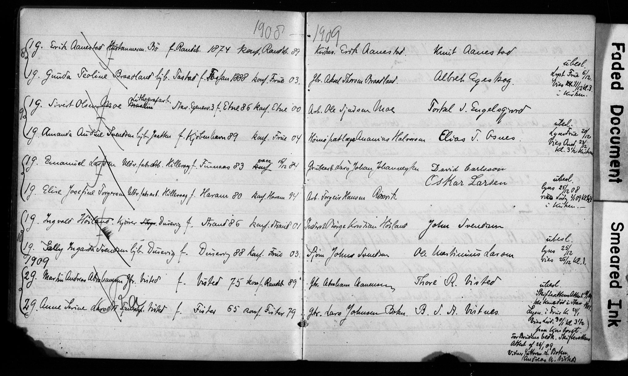 Hetland sokneprestkontor, AV/SAST-A-101826/70/705BA/L0004: Banns register no. 4, 1906-1911