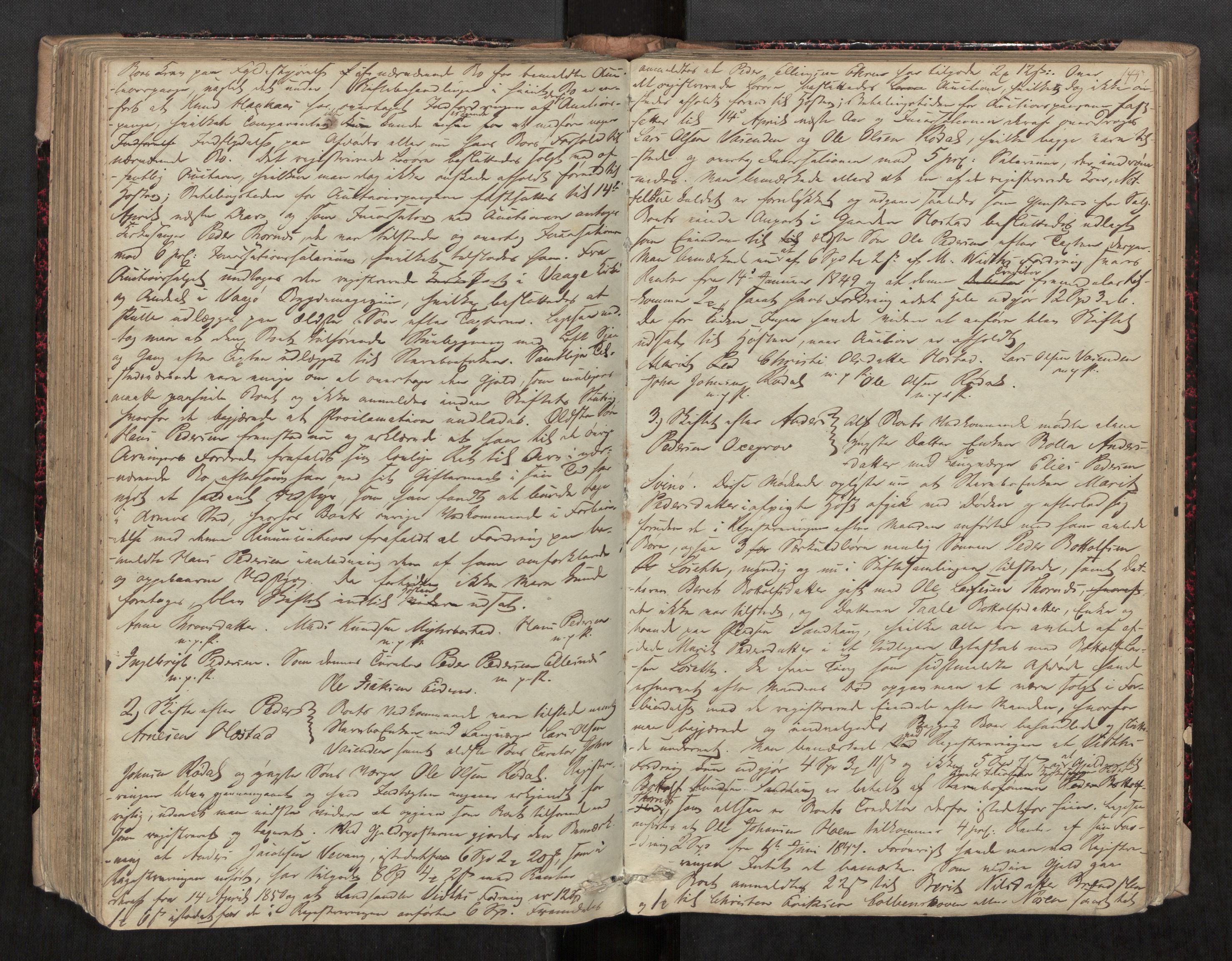 Romsdal sorenskriveri, AV/SAT-A-4149/1/3/3B/L0004: Skiftebehandlingsprotokoll, 1846-1852, p. 145