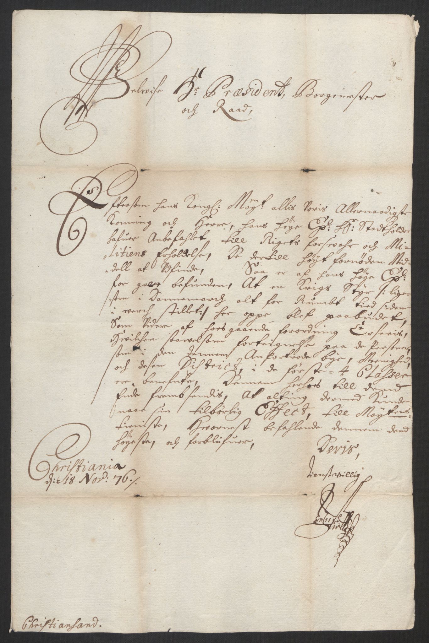 Rentekammeret inntil 1814, Reviderte regnskaper, Byregnskaper, AV/RA-EA-4066/R/Rm/L0258: [M1] Kontribusjonsregnskap, 1664-1700, p. 226