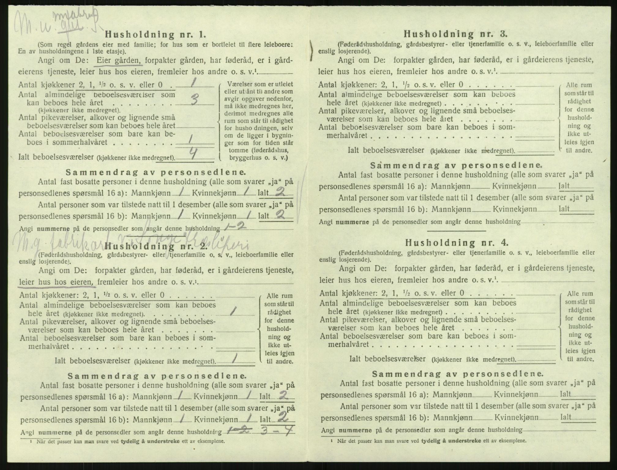 SAK, 1920 census for Søndeled, 1920, p. 730