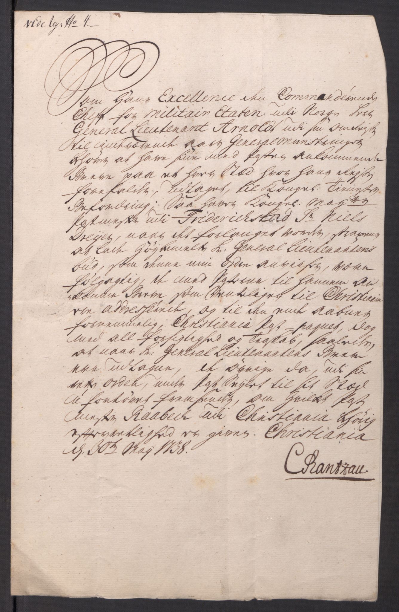 Kommanderende general (KG I) med Det norske krigsdirektorium, AV/RA-EA-5419/D/L0061: Stattholderens, stiftamtmenns og amtmenns brev, 1731-1740, p. 254