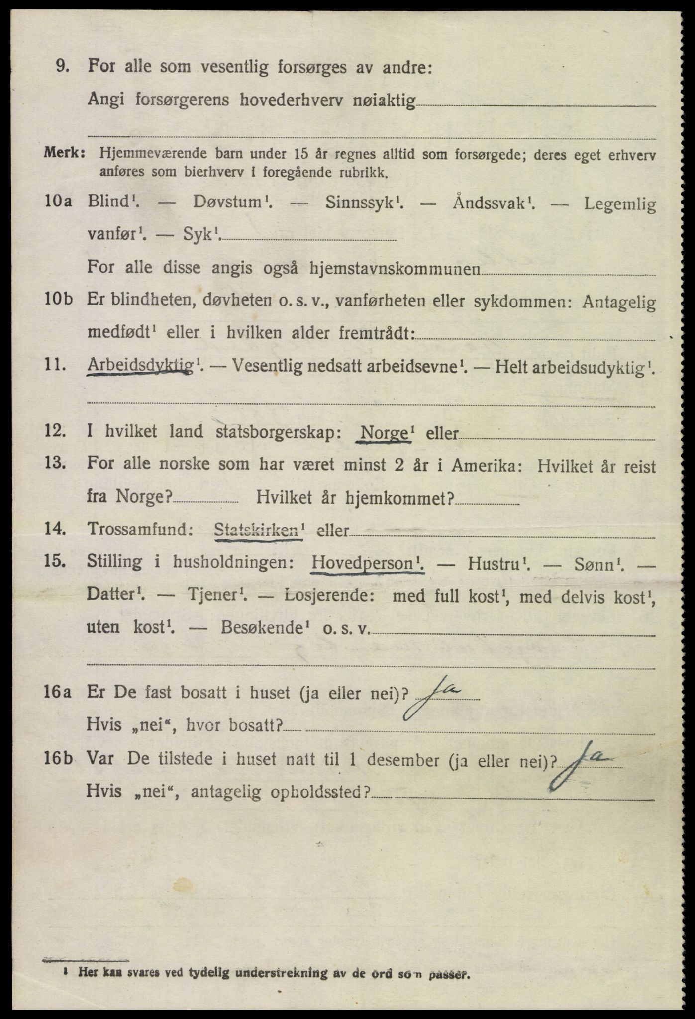 SAH, 1920 census for Sollia, 1920, p. 184