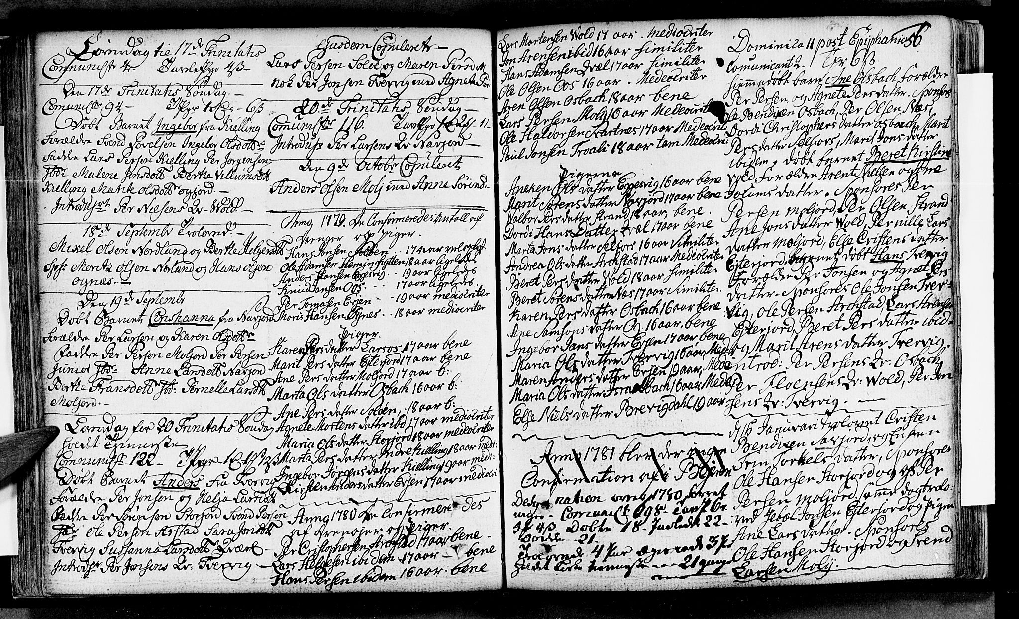 Ministerialprotokoller, klokkerbøker og fødselsregistre - Nordland, SAT/A-1459/846/L0643: Parish register (official) no. 846A01, 1748-1804, p. 56