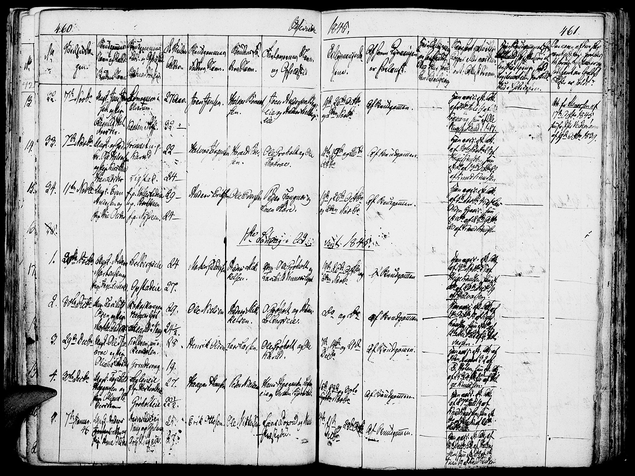 Løten prestekontor, SAH/PREST-022/K/Ka/L0006: Parish register (official) no. 6, 1832-1849, p. 460-461