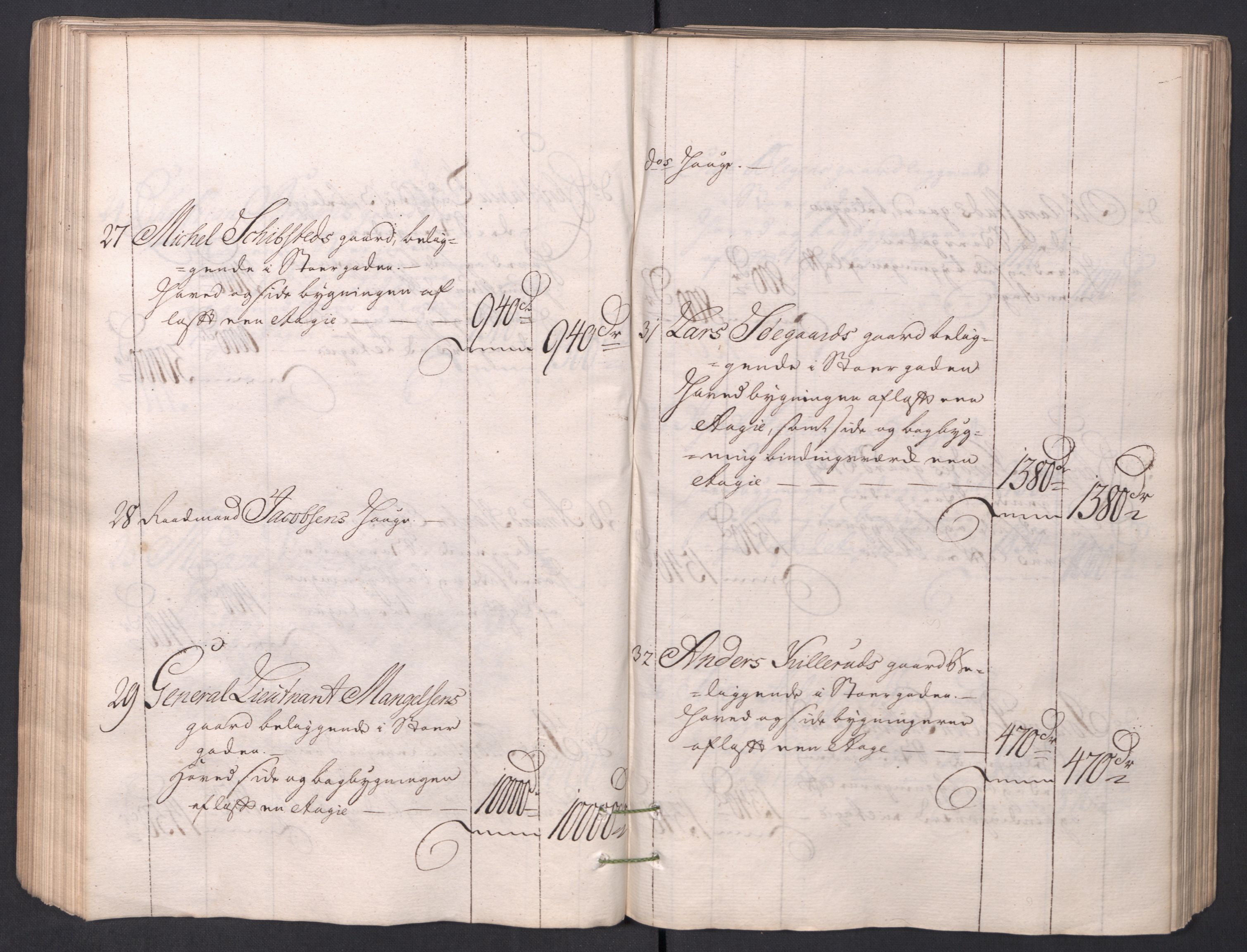 Kristiania stiftamt, AV/SAO-A-10386/I/Ia/L0001/0002: Branntakster / Christiania, 1766-1767