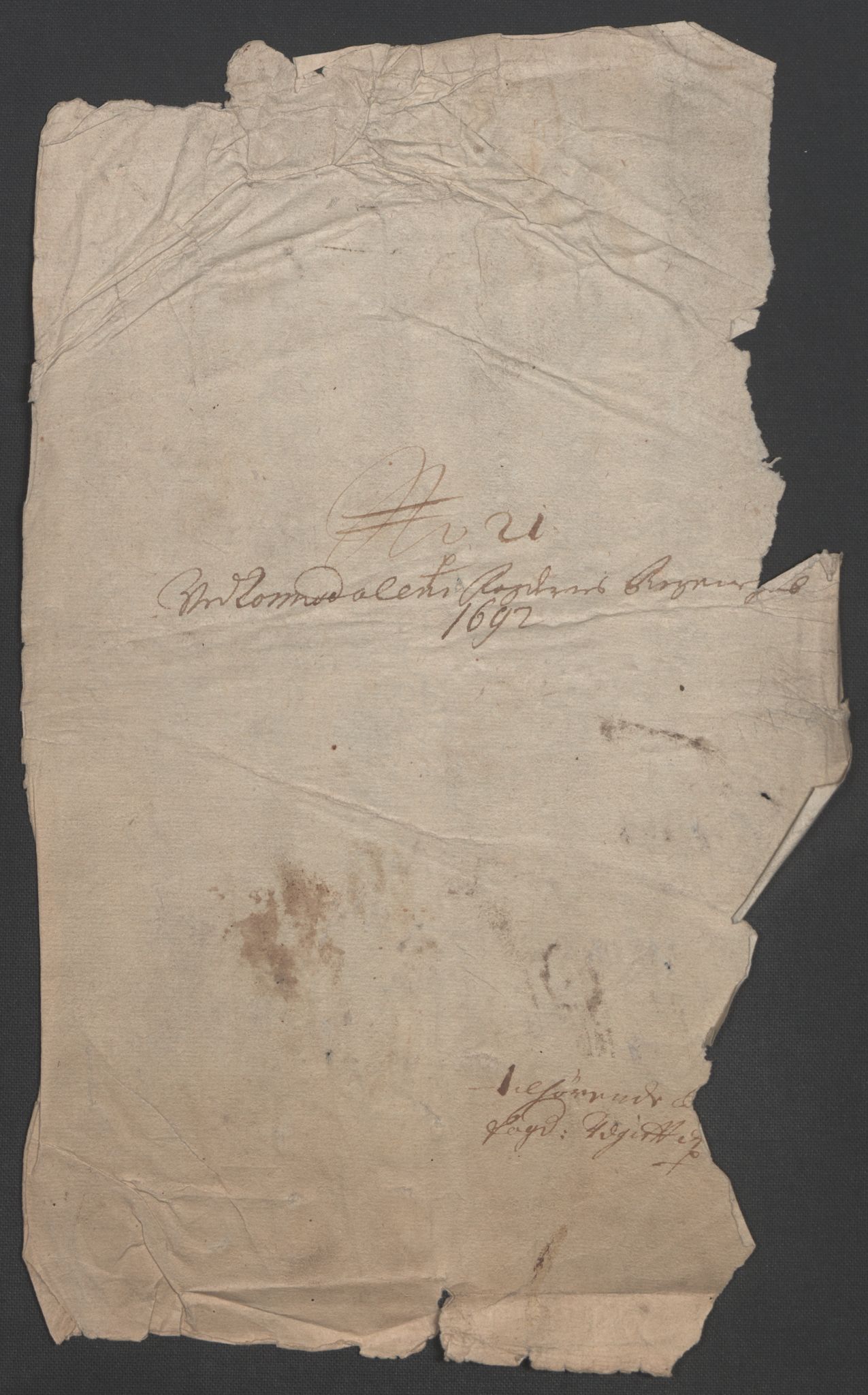 Rentekammeret inntil 1814, Reviderte regnskaper, Fogderegnskap, RA/EA-4092/R55/L3650: Fogderegnskap Romsdal, 1692, p. 219