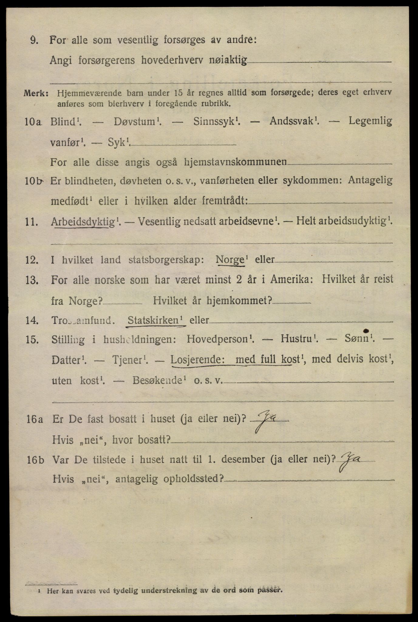 SAKO, 1920 census for Stokke, 1920, p. 10913