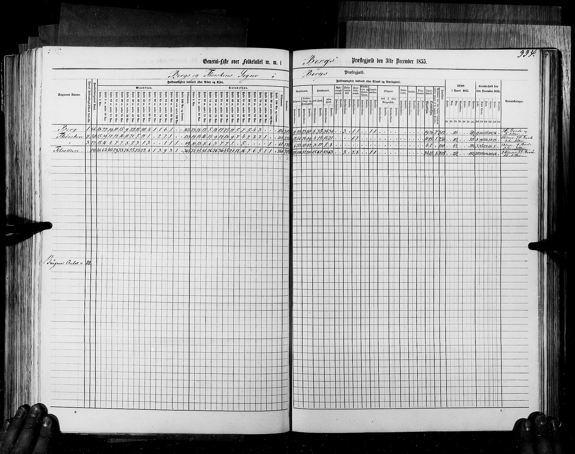 RA, Census 1855, vol. 6B: Nordland amt og Finnmarken amt, 1855, p. 334