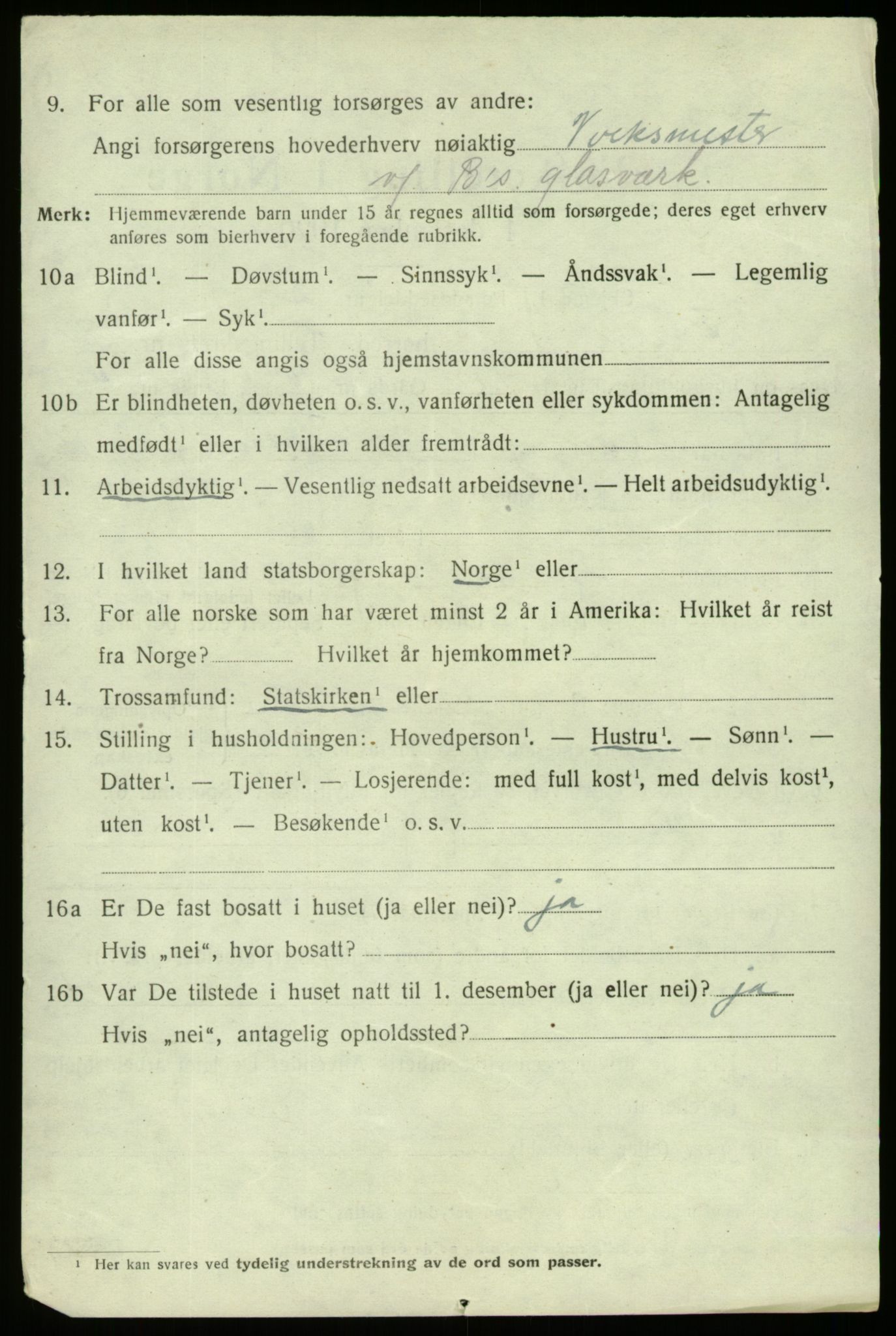 SAB, 1920 census for Fana, 1920, p. 26290