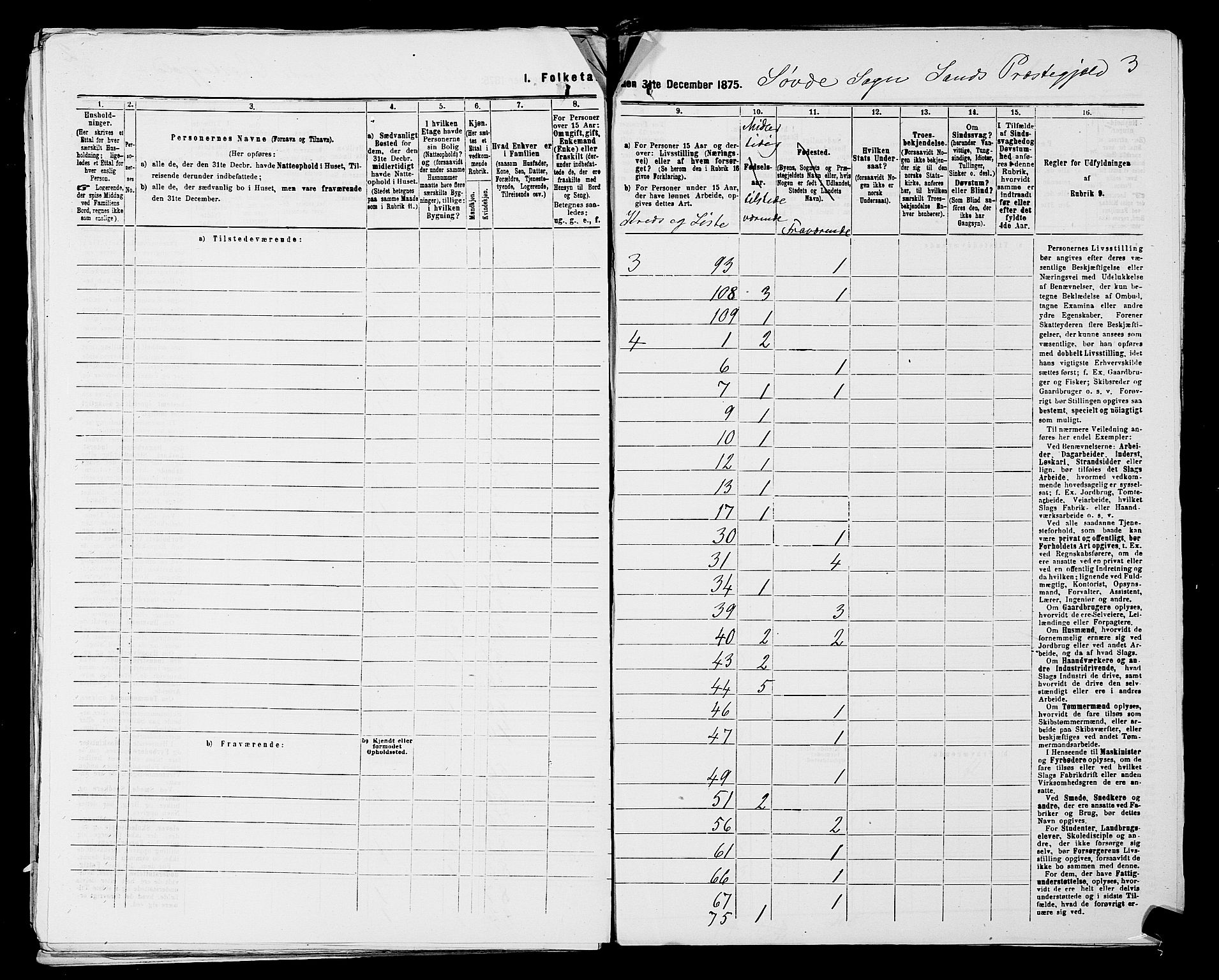 SAST, 1875 census for 1136P Sand, 1875, p. 45