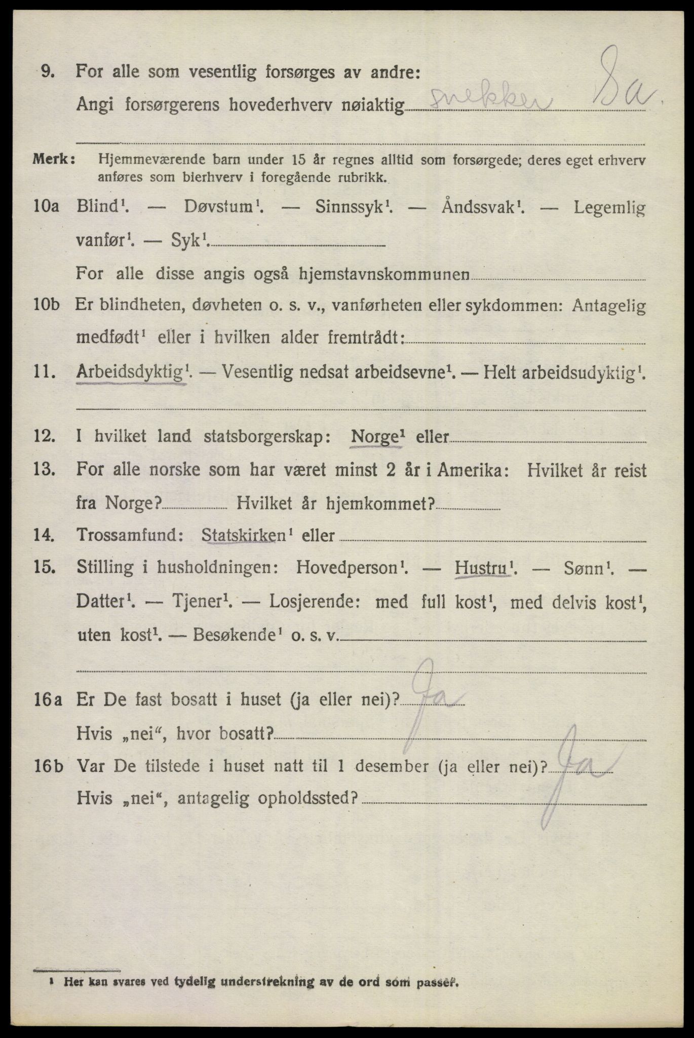 SAKO, 1920 census for Norderhov, 1920, p. 24919