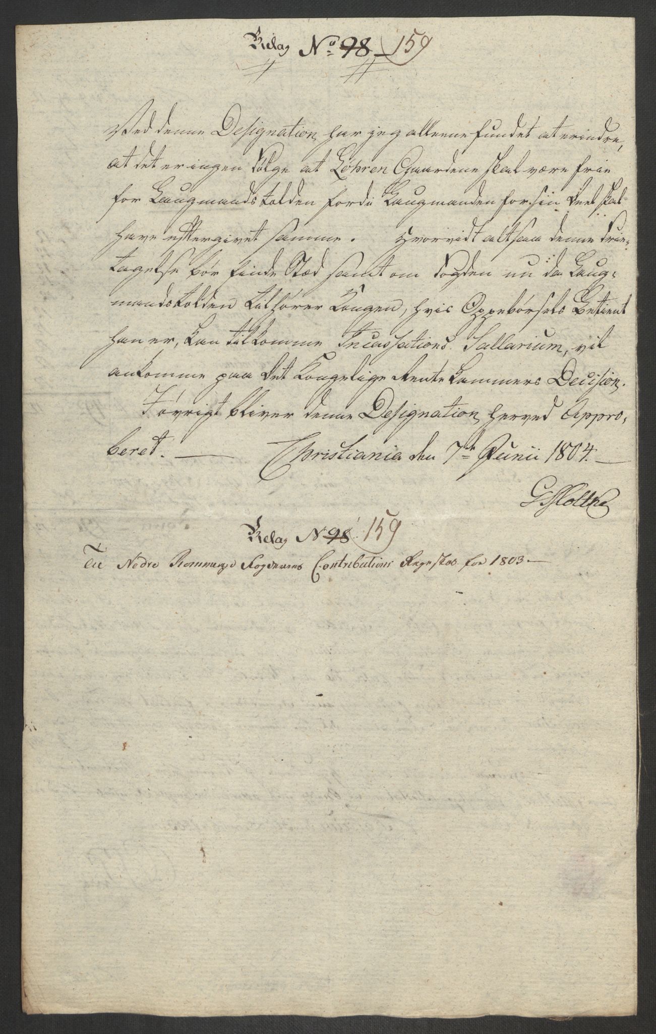 Rentekammeret inntil 1814, Reviderte regnskaper, Fogderegnskap, RA/EA-4092/R11/L0679: Fogderegnskap Nedre Romerike, 1803, p. 436