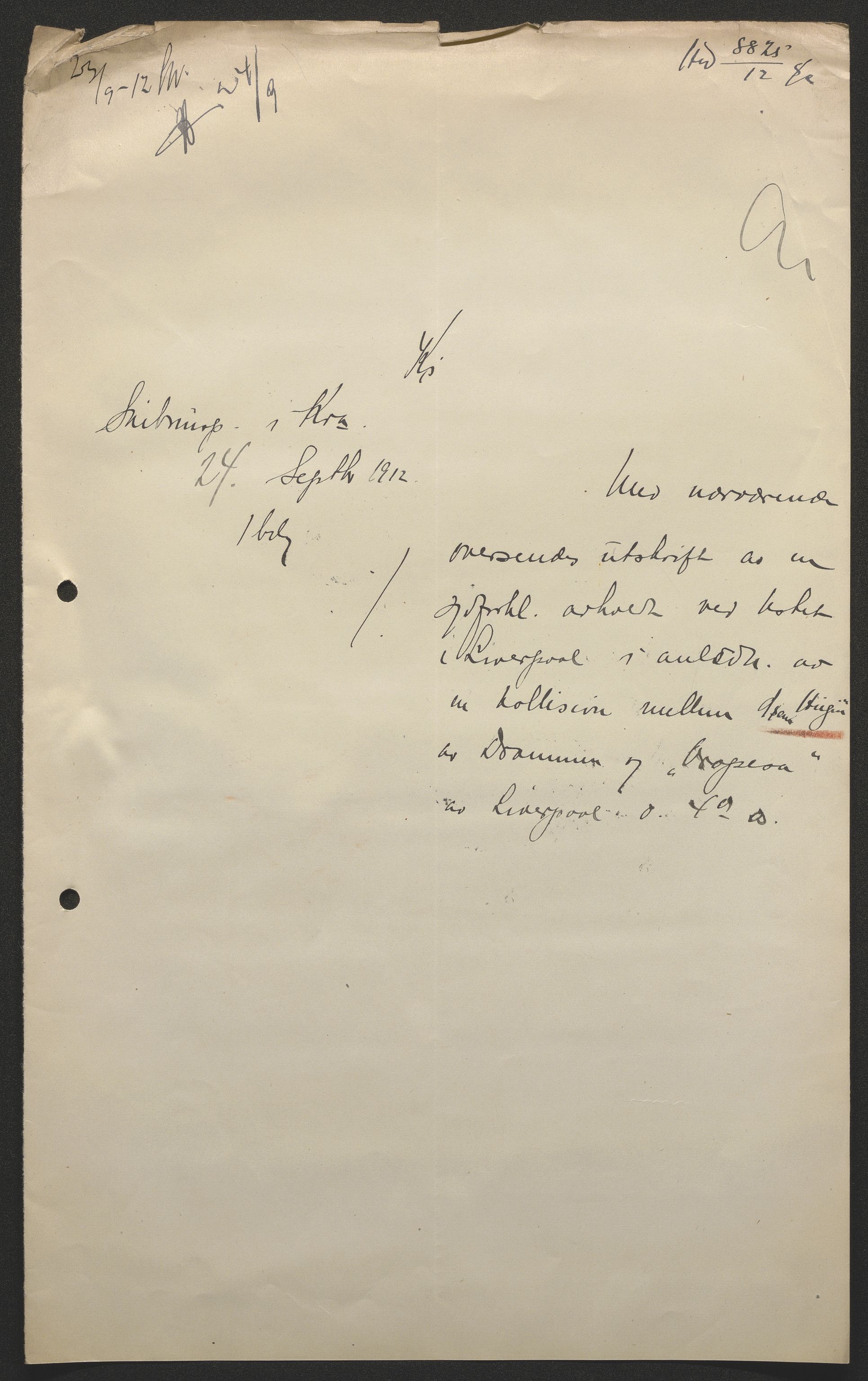 Sjøfartsdirektoratet med forløpere, skipsmapper slettede skip, AV/RA-S-4998/F/Fa/L0519: --, 1850-1922, p. 263