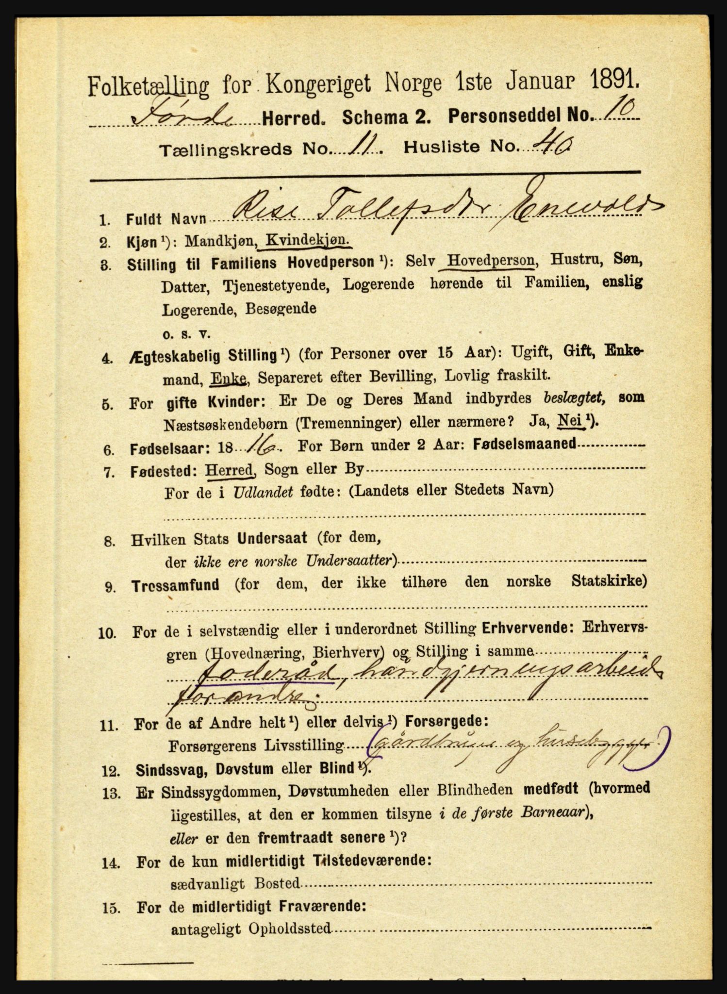 RA, 1891 census for 1432 Førde, 1891, p. 4243