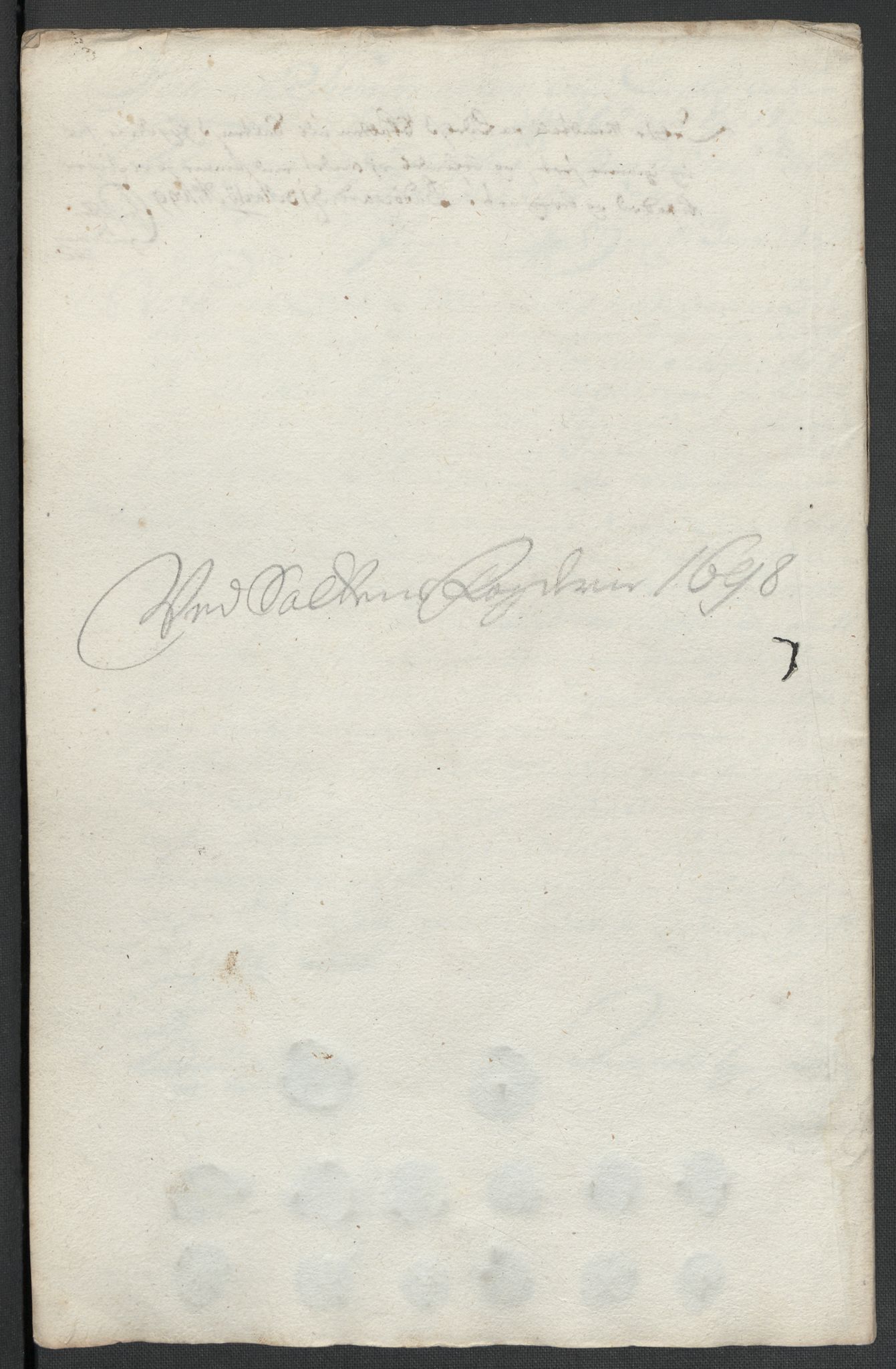 Rentekammeret inntil 1814, Reviderte regnskaper, Fogderegnskap, RA/EA-4092/R66/L4579: Fogderegnskap Salten, 1697-1700, p. 188