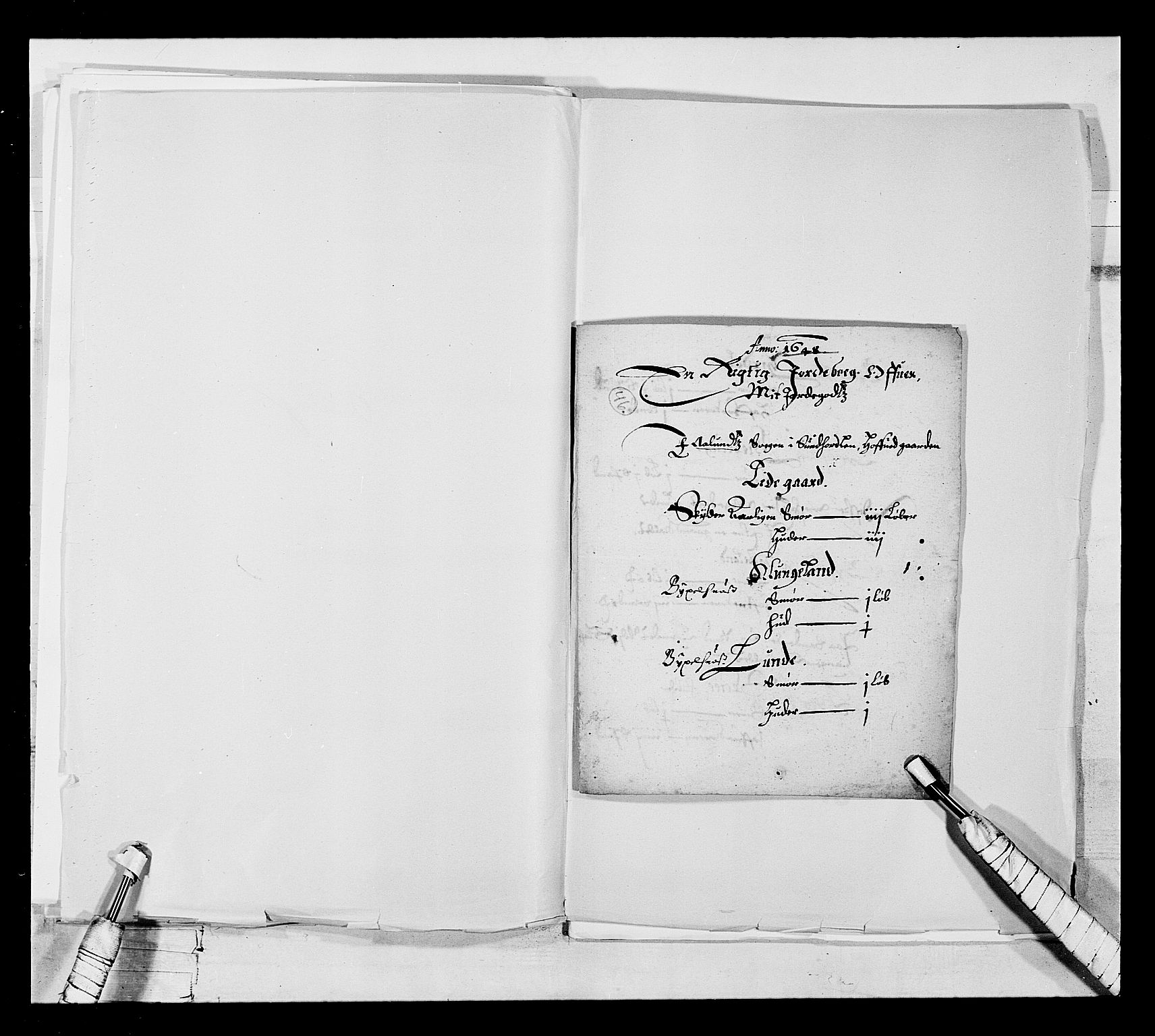 Stattholderembetet 1572-1771, AV/RA-EA-2870/Ek/L0021/0001: Jordebøker 1633-1658: / Adelsjordebøker innlevert til hyllingen i august 1648 og senere, 1648-1649, p. 255