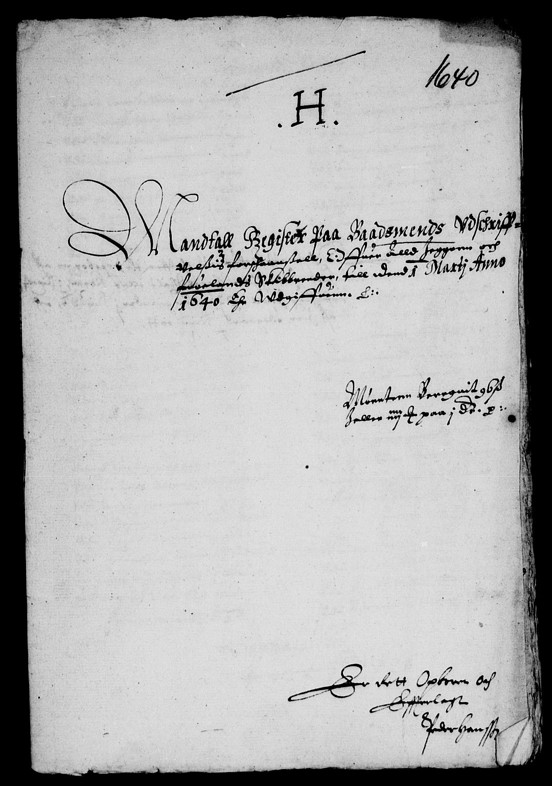 Rentekammeret inntil 1814, Reviderte regnskaper, Lensregnskaper, AV/RA-EA-5023/R/Rb/Rba/L0149: Akershus len, 1639-1640