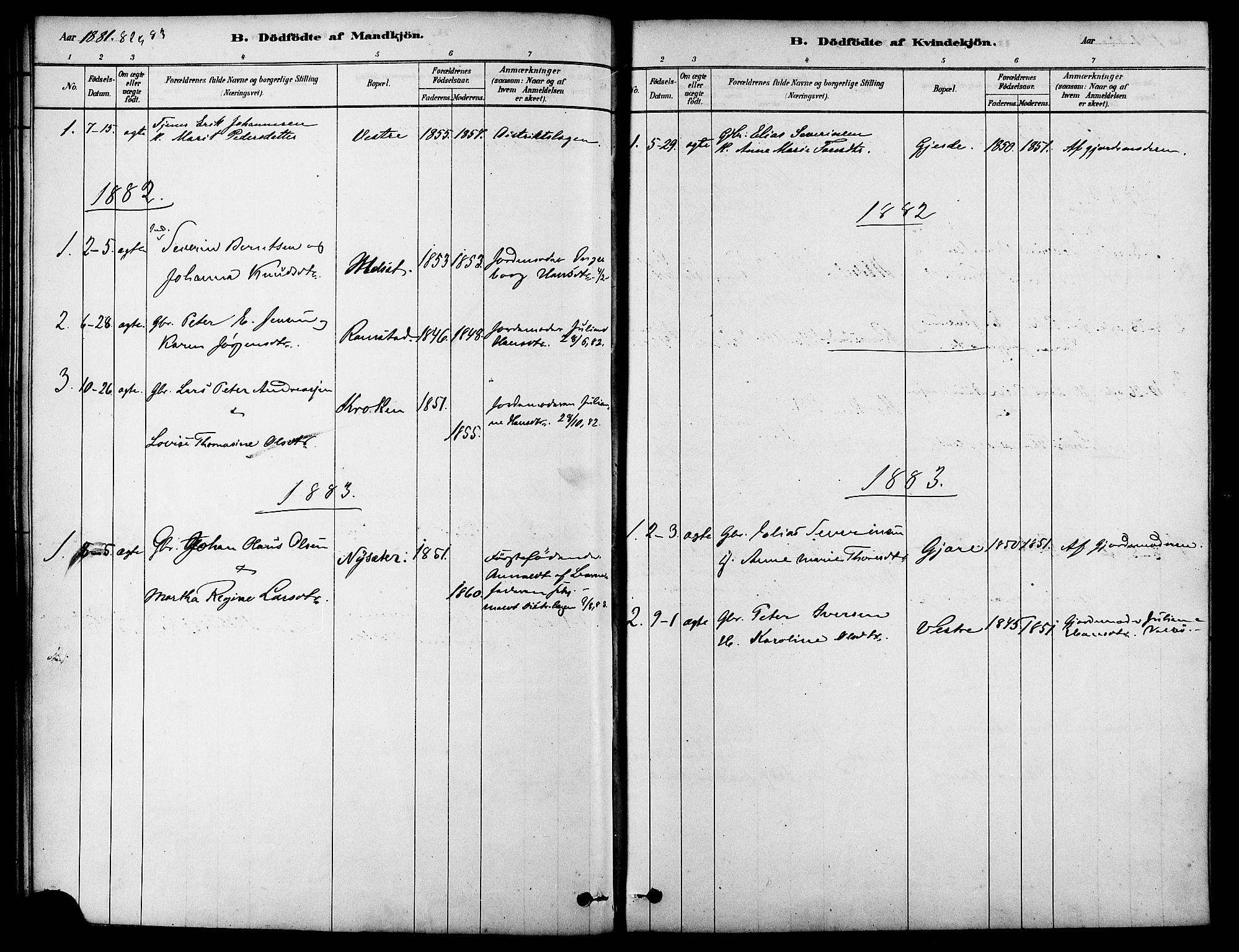 Ministerialprotokoller, klokkerbøker og fødselsregistre - Møre og Romsdal, AV/SAT-A-1454/522/L0315: Parish register (official) no. 522A10, 1878-1890