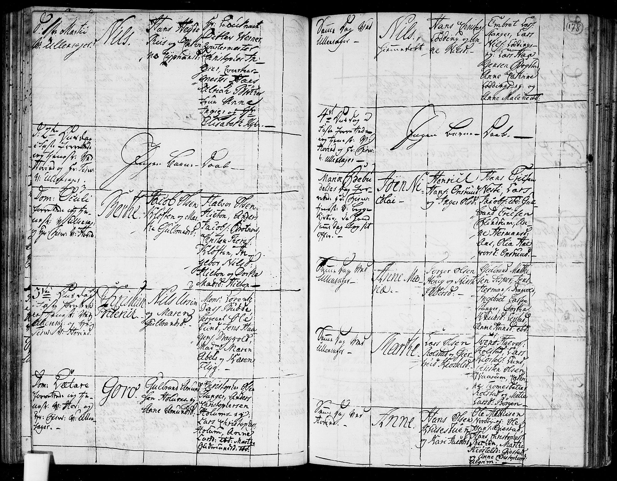 Ullensaker prestekontor Kirkebøker, AV/SAO-A-10236a/F/Fa/L0006: Parish register (official) no. I 6, 1762-1785, p. 178