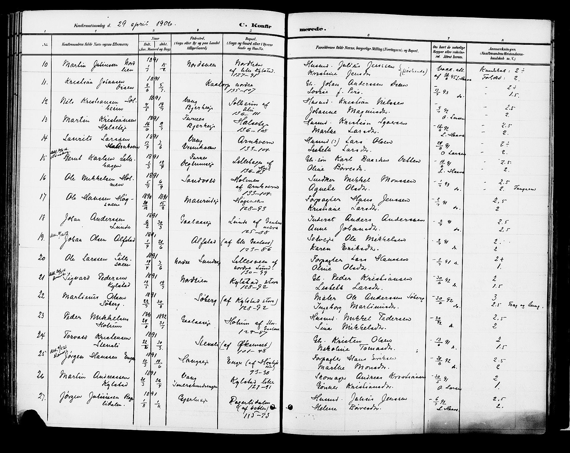 Vang prestekontor, Hedmark, SAH/PREST-008/H/Ha/Haa/L0018B: Parish register (official) no. 18B, 1880-1906