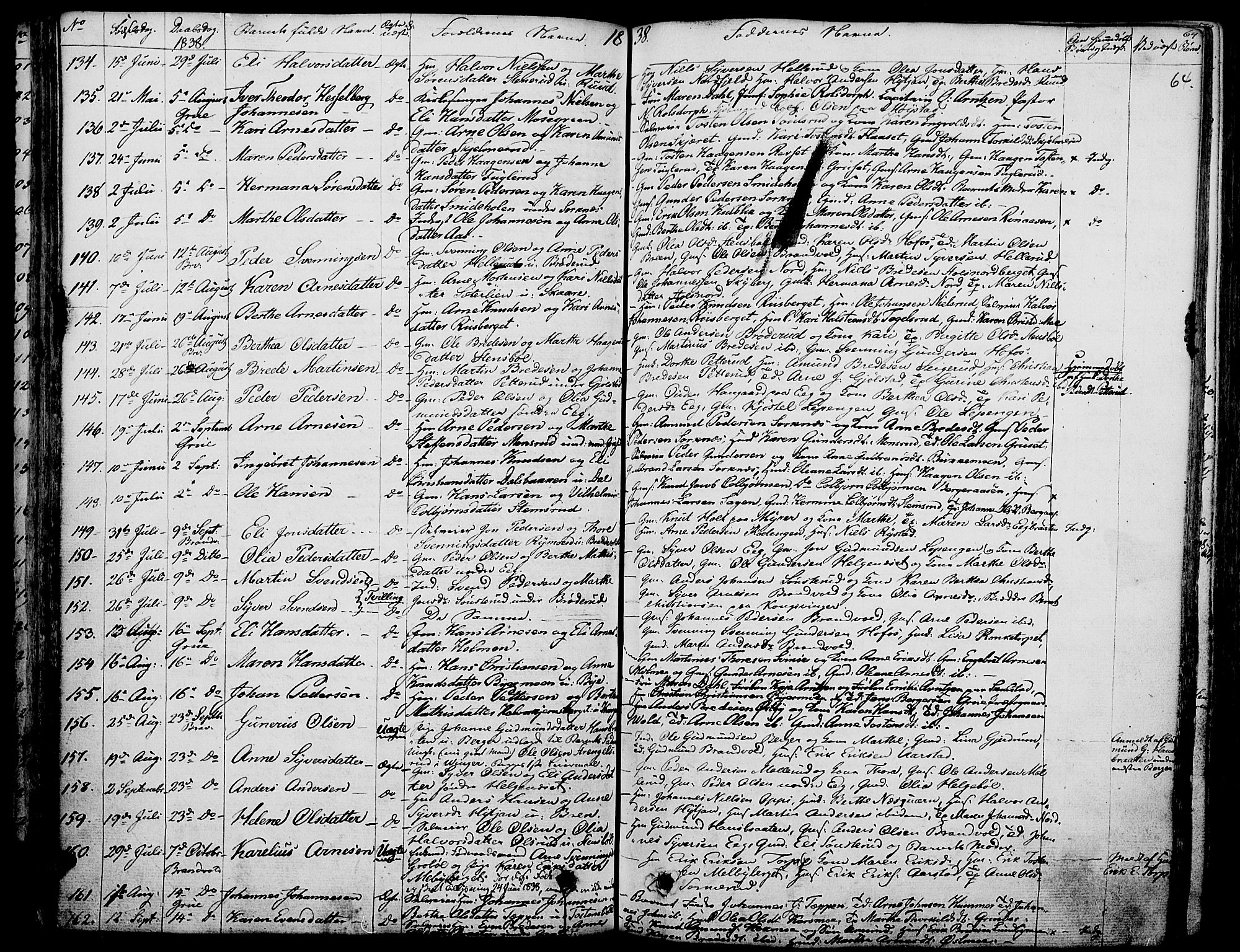 Grue prestekontor, AV/SAH-PREST-036/H/Ha/Haa/L0007: Parish register (official) no. 7, 1830-1847, p. 64