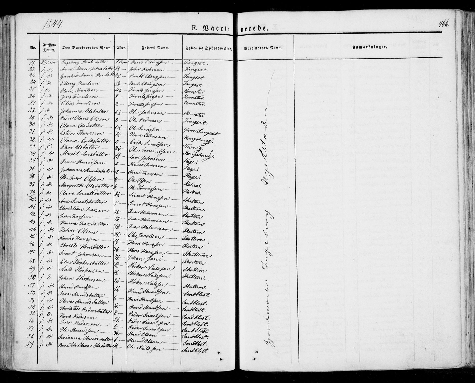 Ministerialprotokoller, klokkerbøker og fødselsregistre - Møre og Romsdal, AV/SAT-A-1454/568/L0803: Parish register (official) no. 568A10, 1830-1853, p. 466