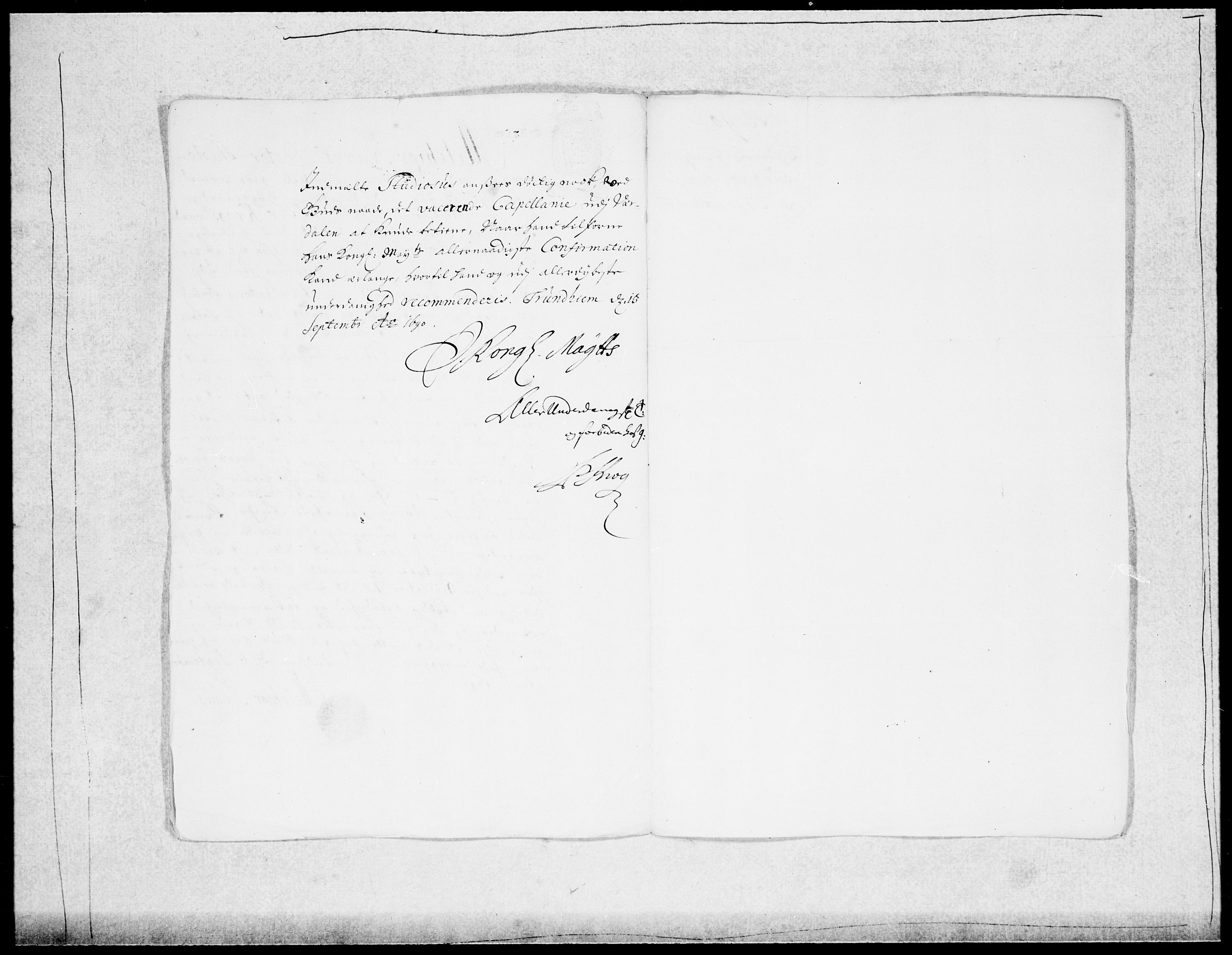 Danske Kanselli 1572-1799, AV/RA-EA-3023/F/Fc/Fcc/Fcca/L0044: Norske innlegg 1572-1799, 1690-1691, p. 2