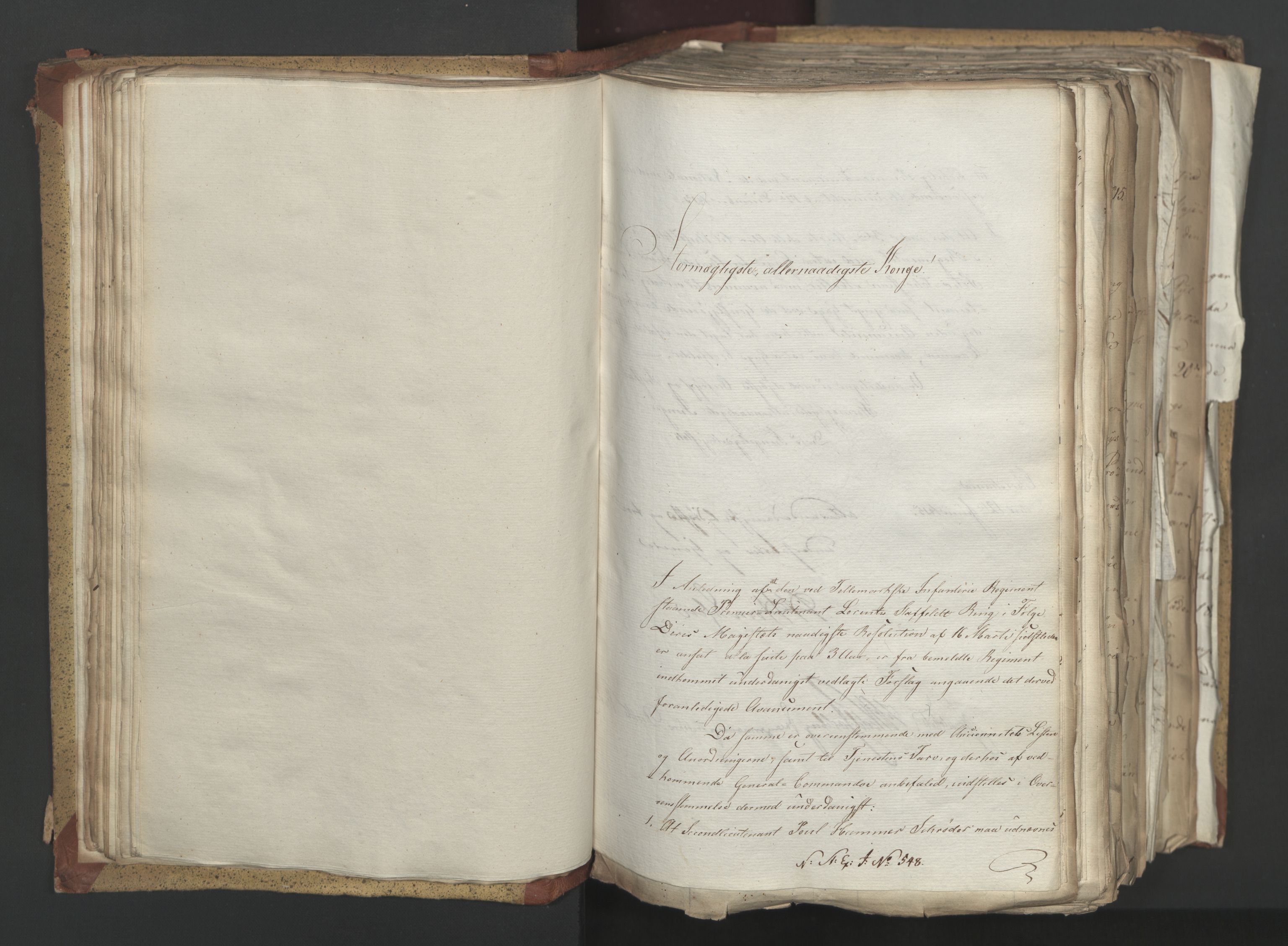 Statsrådsavdelingen i Stockholm, AV/RA-S-1003/D/Da/L0003: Regjeringsinnstillinger nr. 519-787, 1815, p. 73