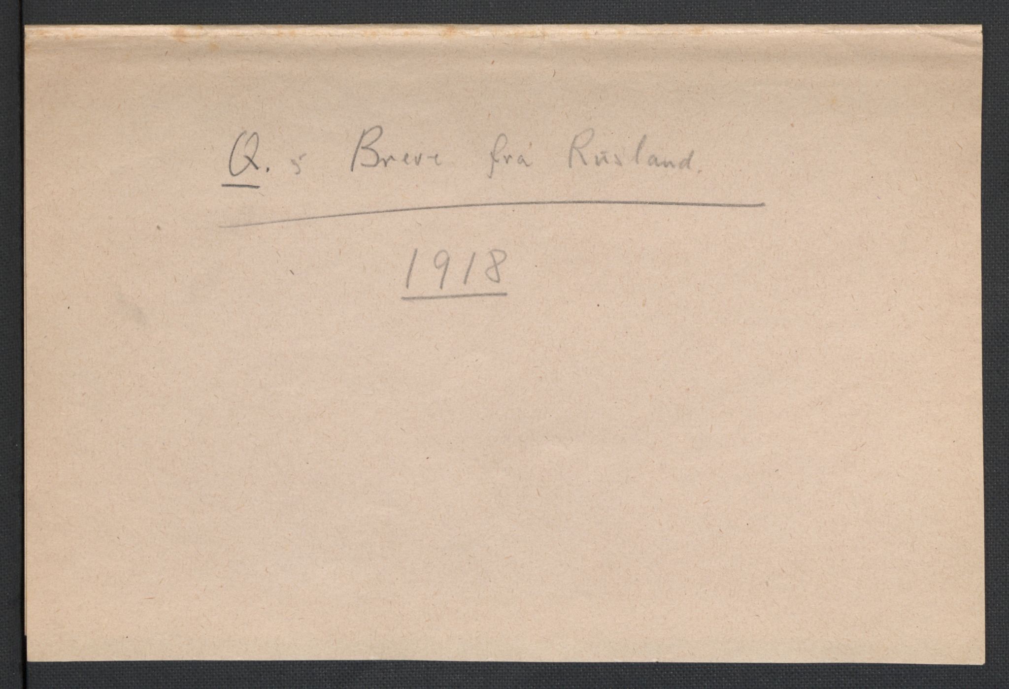 Quisling, Vidkun, RA/PA-0750/K/L0001: Brev til og fra Vidkun Quisling samt til og fra andre medlemmer av familien Quisling + karakterbøker, 1894-1929, p. 102