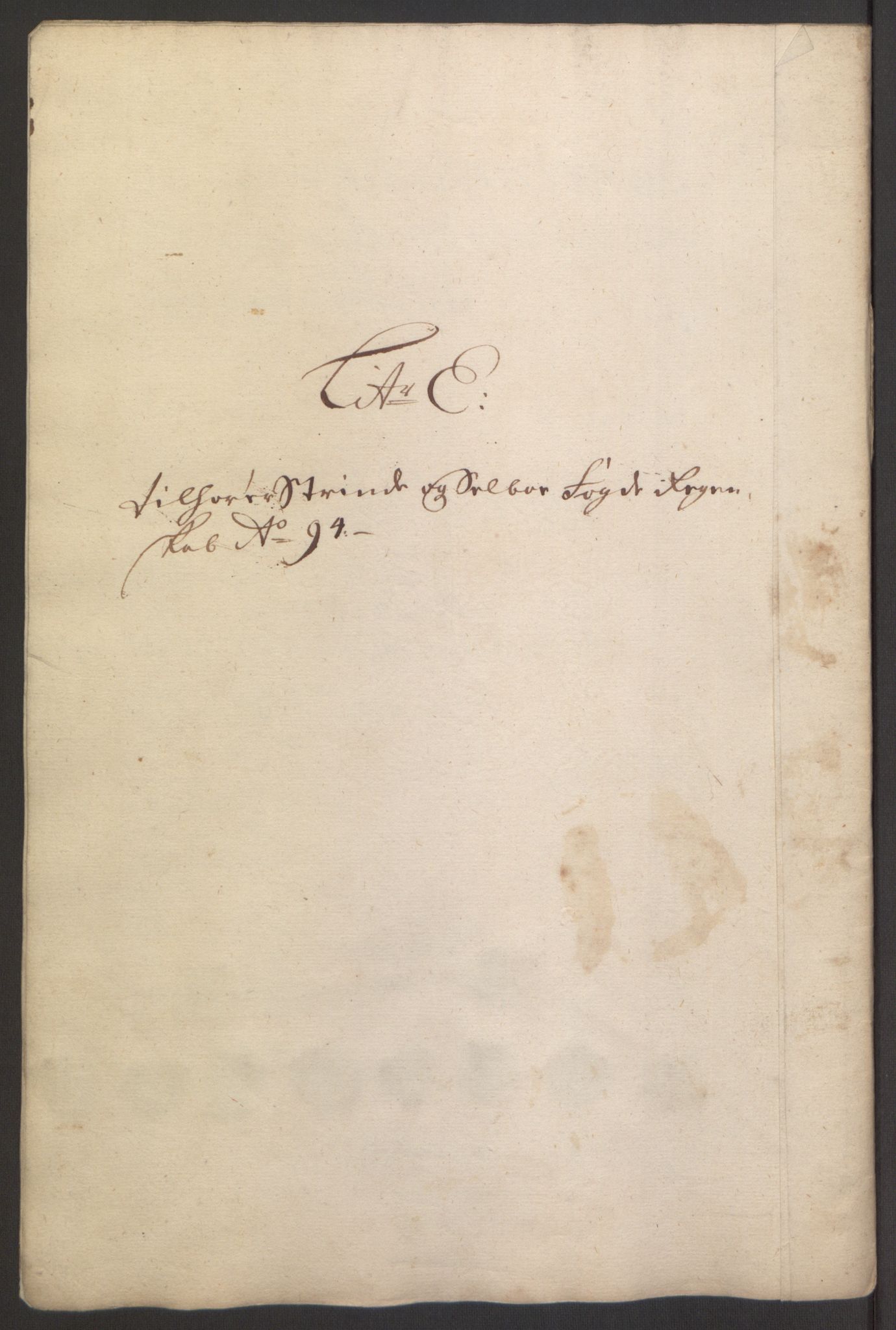 Rentekammeret inntil 1814, Reviderte regnskaper, Fogderegnskap, AV/RA-EA-4092/R61/L4104: Fogderegnskap Strinda og Selbu, 1693-1694, p. 229