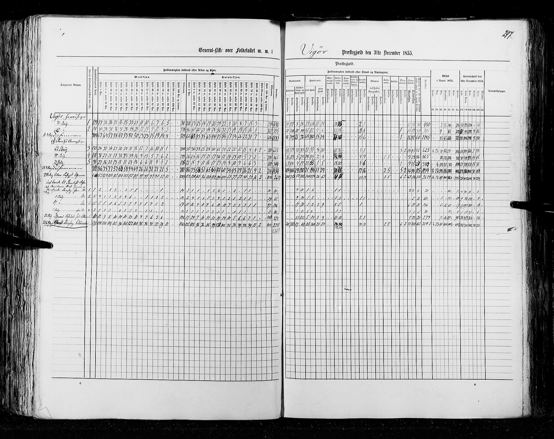 RA, Census 1855, vol. 4: Stavanger amt og Søndre Bergenhus amt, 1855, p. 297