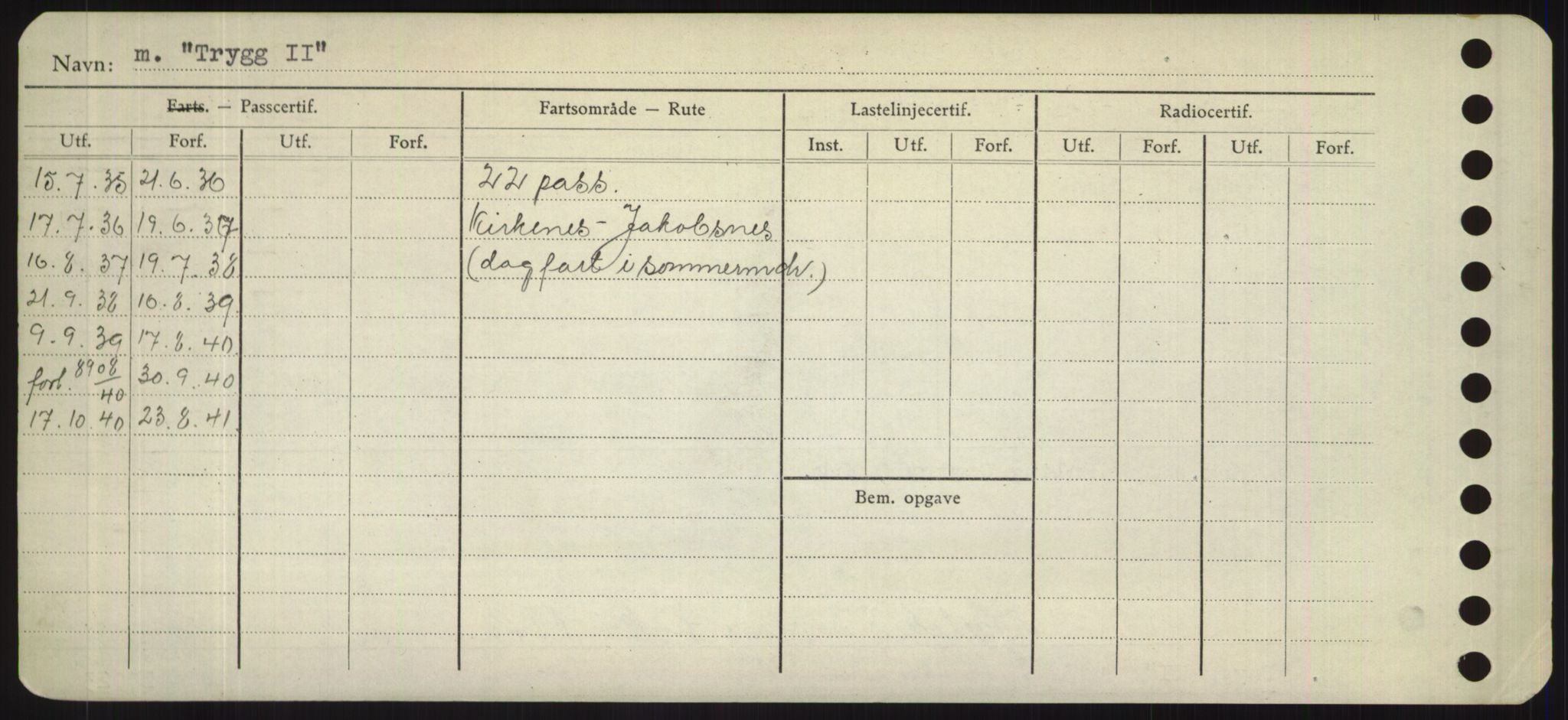 Sjøfartsdirektoratet med forløpere, Skipsmålingen, RA/S-1627/H/Hd/L0039: Fartøy, Ti-Tø, p. 730