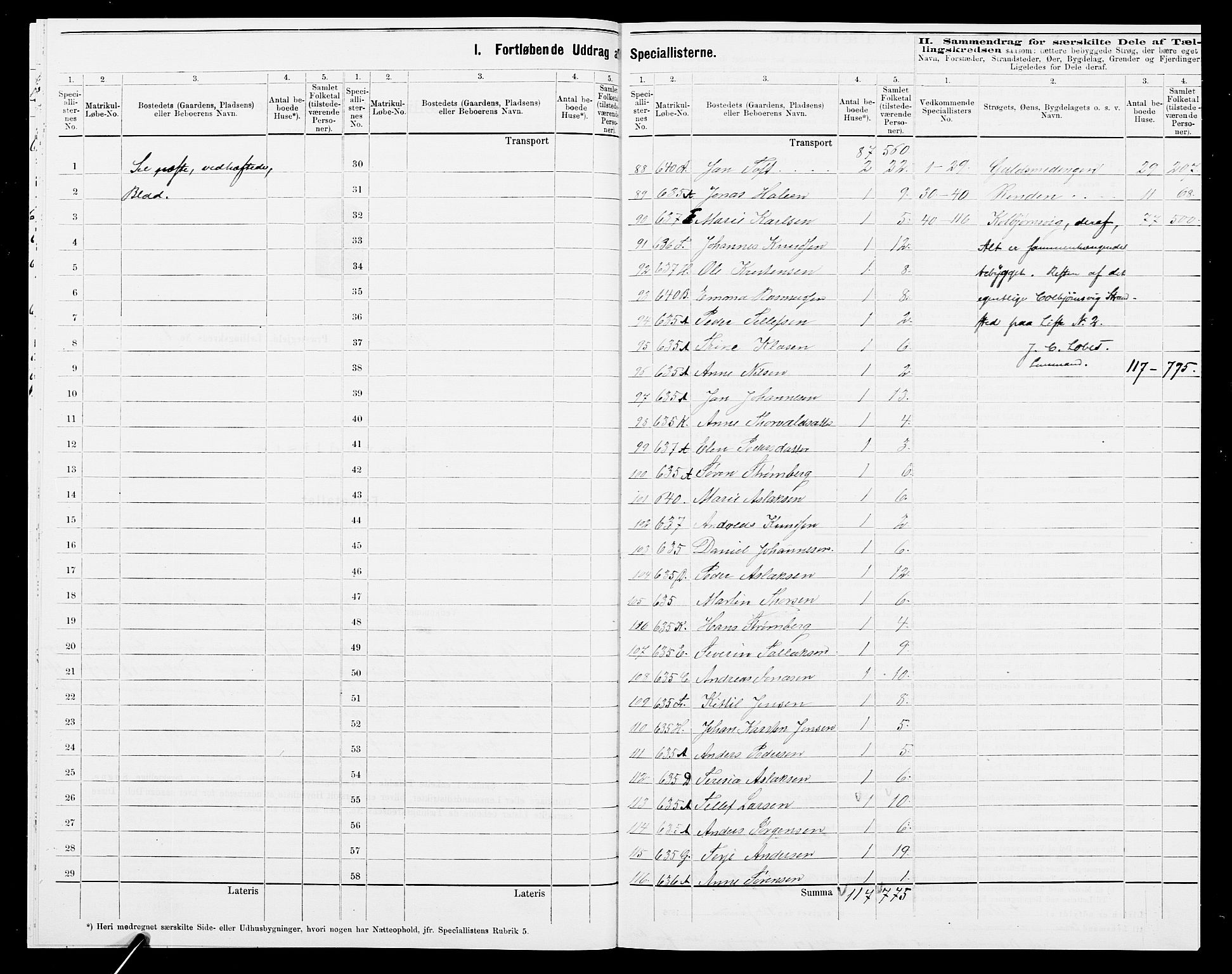 SAK, 1875 census for 0922P Hisøy, 1875, p. 18