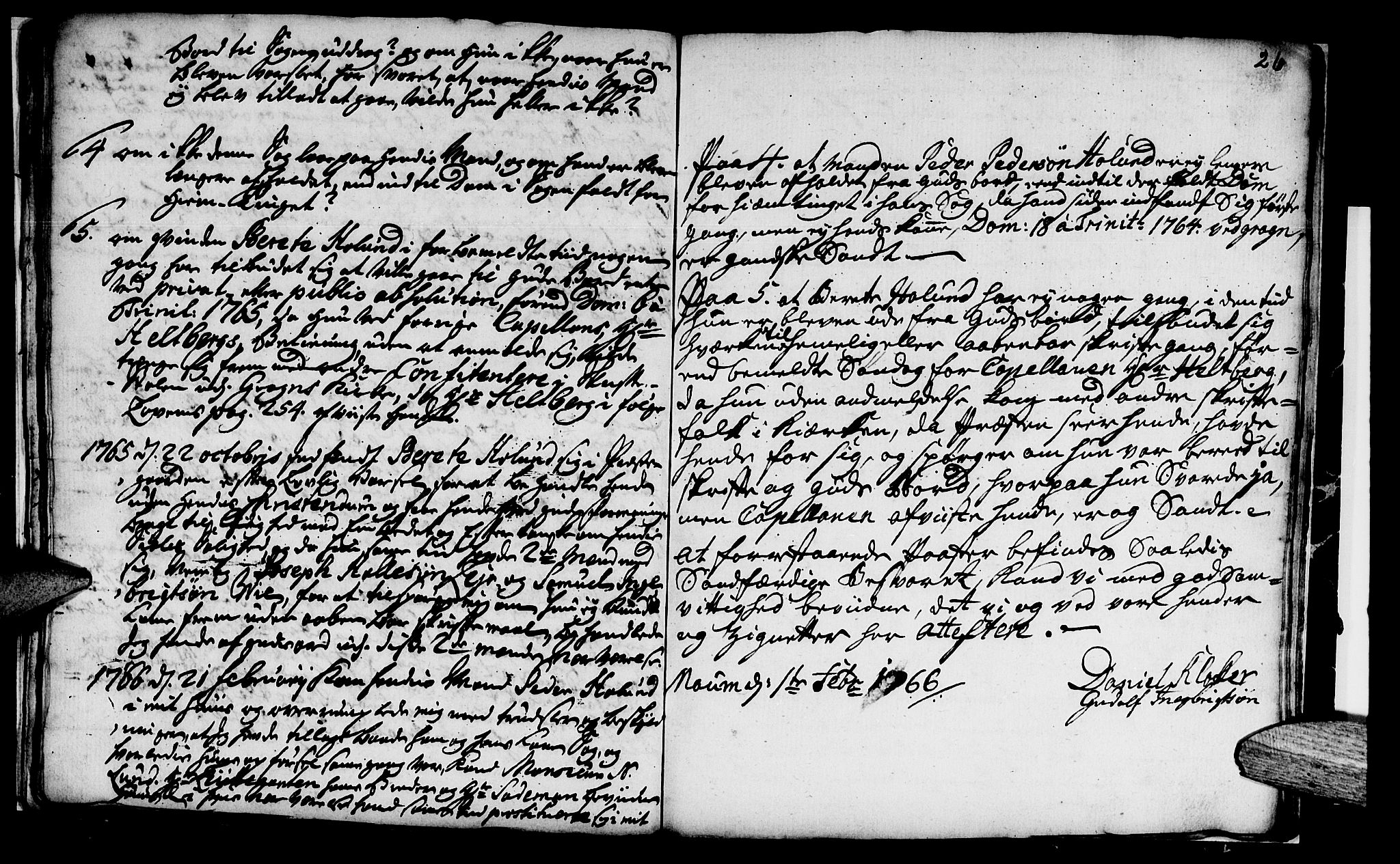 Ministerialprotokoller, klokkerbøker og fødselsregistre - Nord-Trøndelag, SAT/A-1458/759/L0526: Parish register (official) no. 759A02, 1758-1765, p. 26