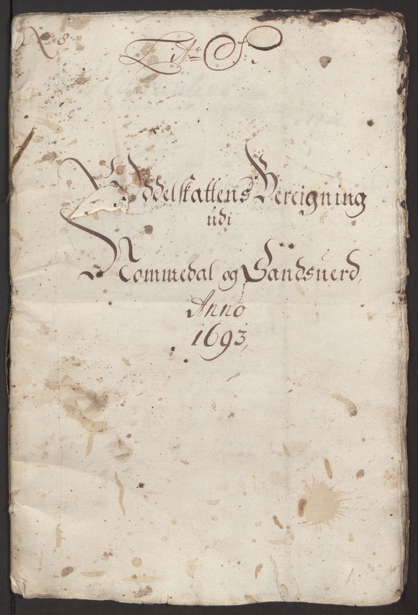 Rentekammeret inntil 1814, Reviderte regnskaper, Fogderegnskap, RA/EA-4092/R24/L1575: Fogderegnskap Numedal og Sandsvær, 1692-1695, p. 149