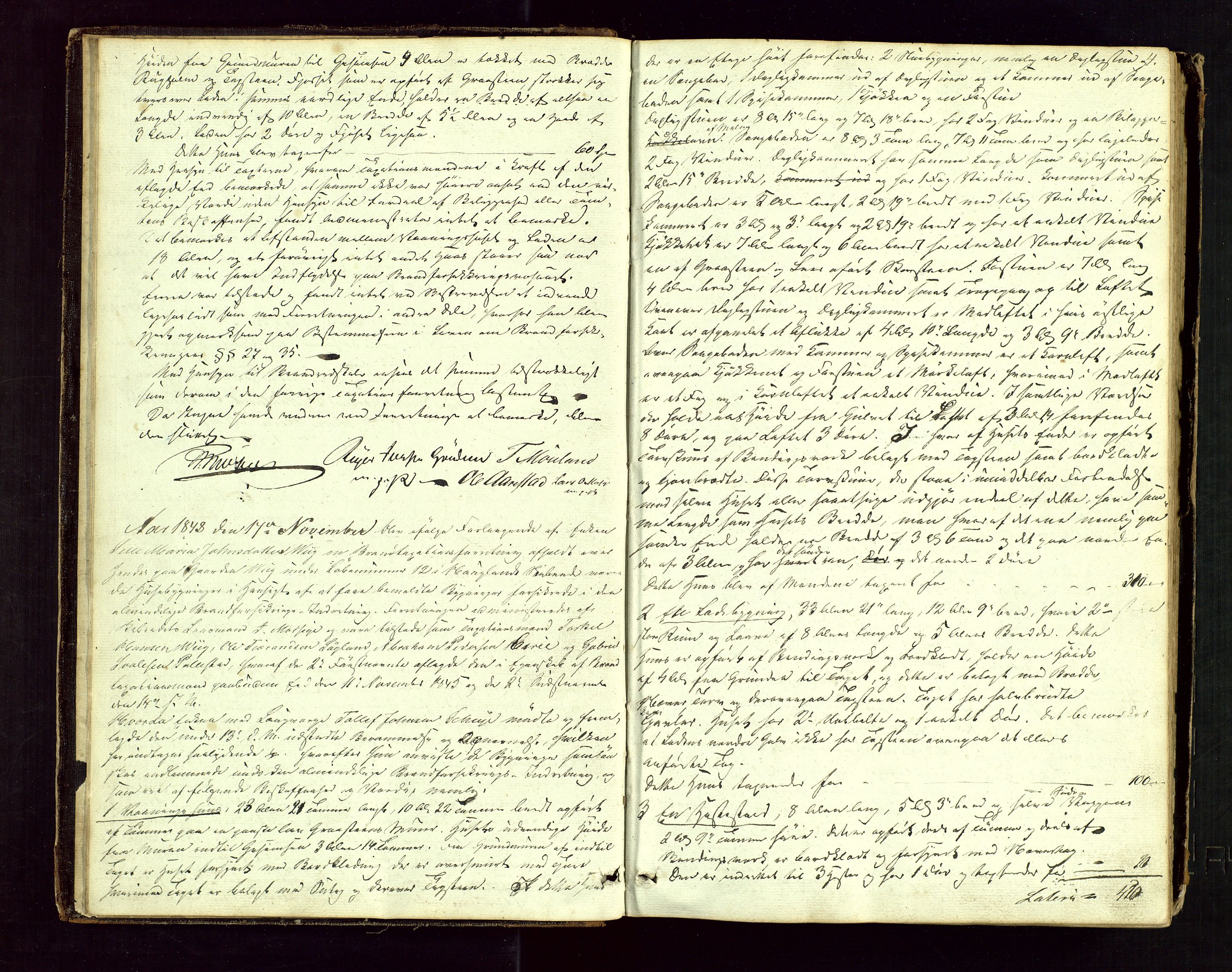 Time lensmannskontor, AV/SAST-A-100420/Goa/L0001: "Brandtaxations-Protocol for Houglands Thinglaug", 1846-1904, p. 3b-4a
