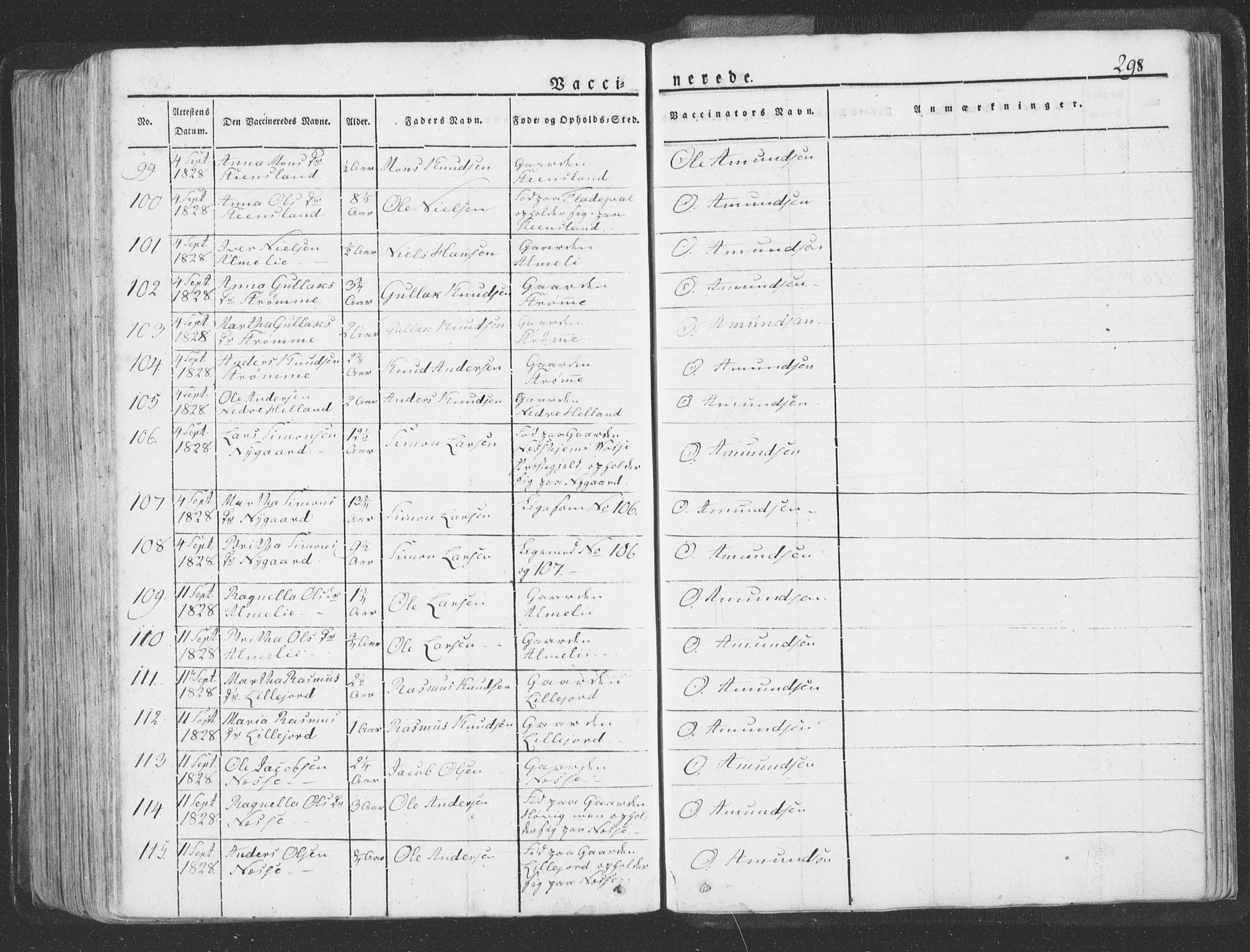 Hosanger sokneprestembete, AV/SAB-A-75801/H/Haa: Parish register (official) no. A 6, 1824-1835, p. 298