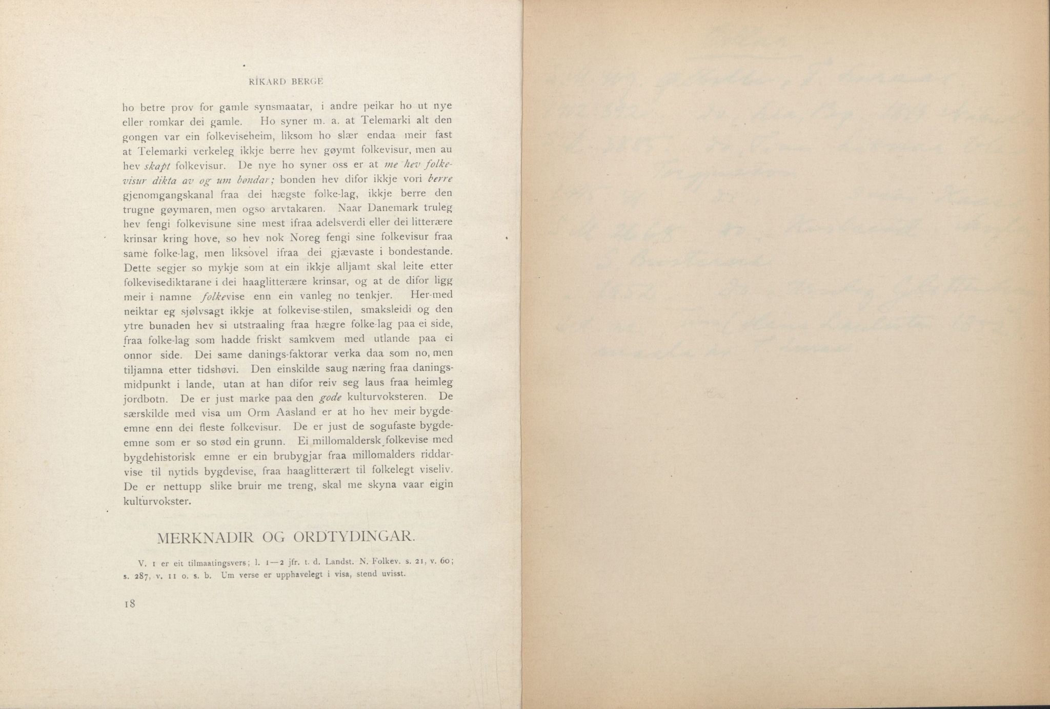 Rikard Berge, TEMU/TGM-A-1003/F/L0018/0035: 600-656 / 634 Aarsskrift Fylkesmuseet for Telemarken og Grenland 1914, 1914, p. 18
