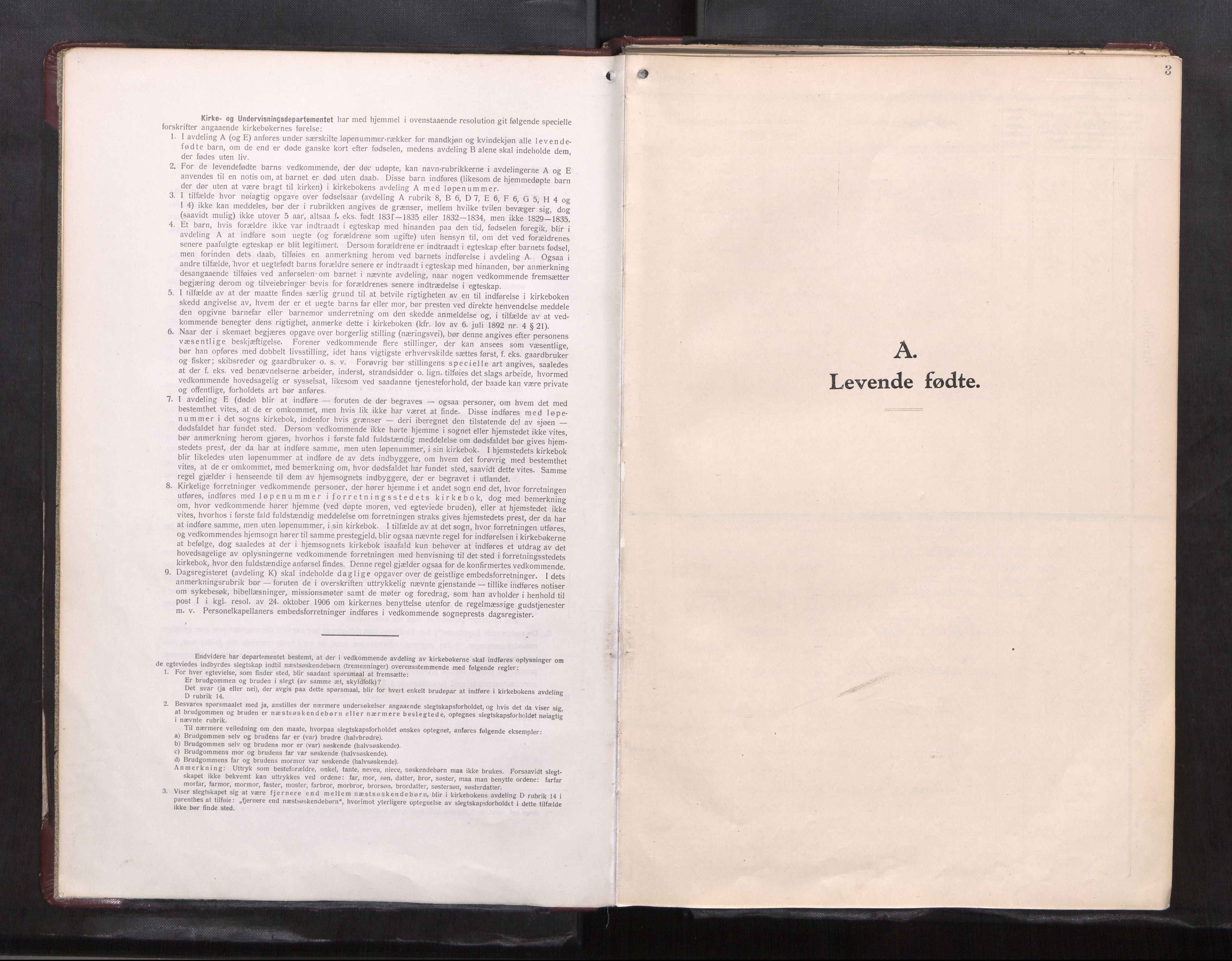 Ministerialprotokoller, klokkerbøker og fødselsregistre - Møre og Romsdal, SAT/A-1454/585/L0974: Parish register (copy) no. 585---, 1930-1960, p. 3