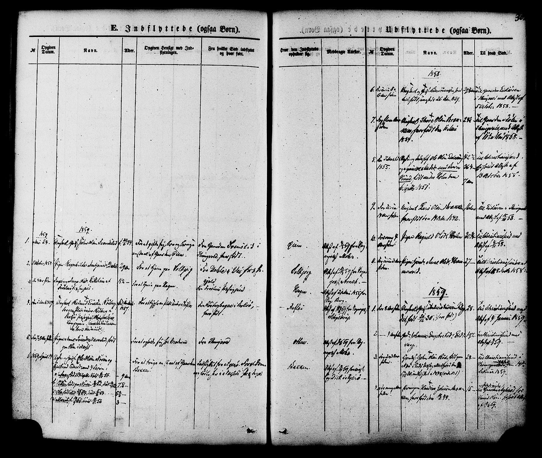 Ministerialprotokoller, klokkerbøker og fødselsregistre - Møre og Romsdal, SAT/A-1454/551/L0625: Parish register (official) no. 551A05, 1846-1879, p. 302