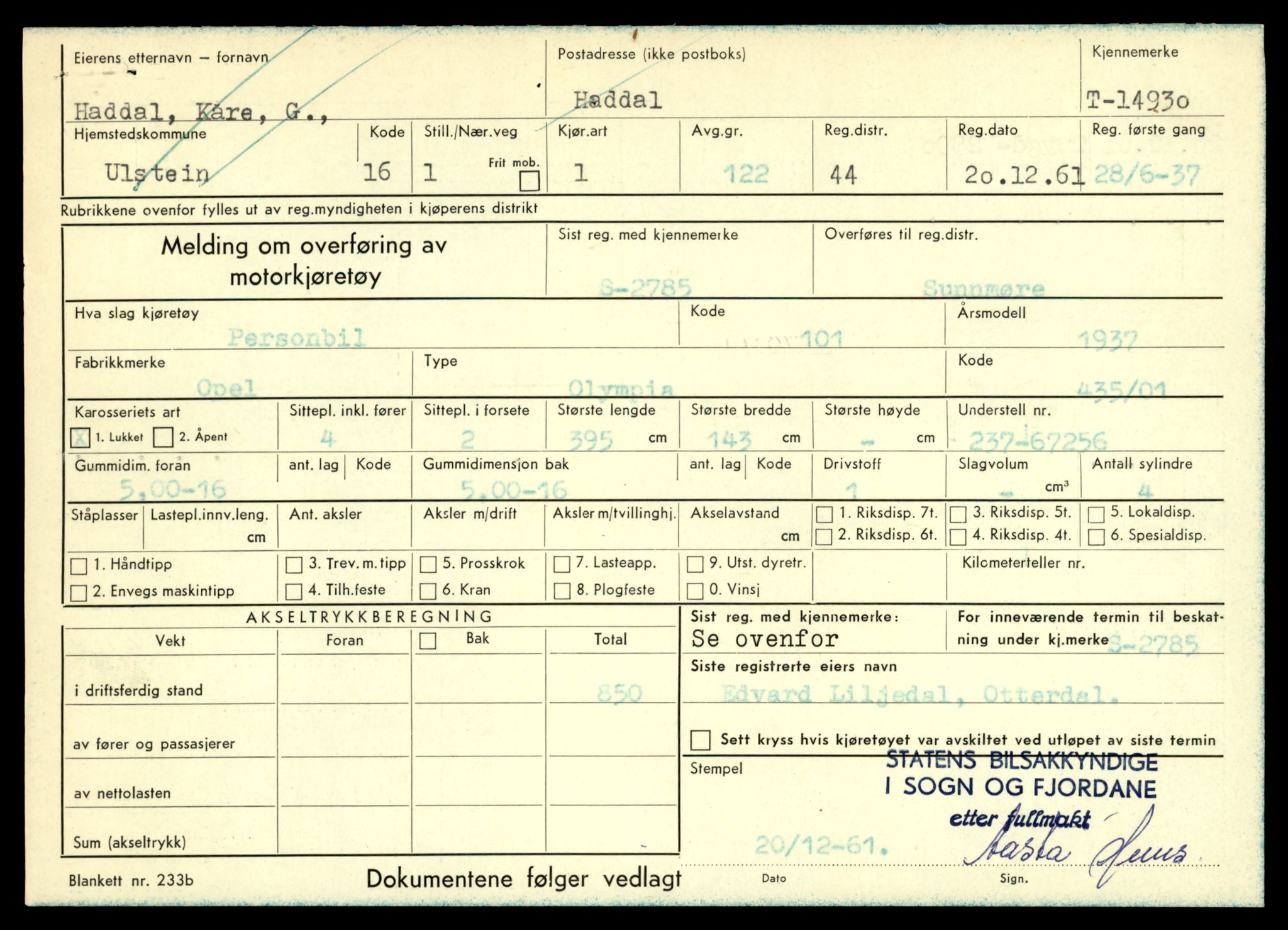 Møre og Romsdal vegkontor - Ålesund trafikkstasjon, AV/SAT-A-4099/F/Fe/L0049: Registreringskort for kjøretøy T 14864 - T 18613, 1927-1998, p. 1549