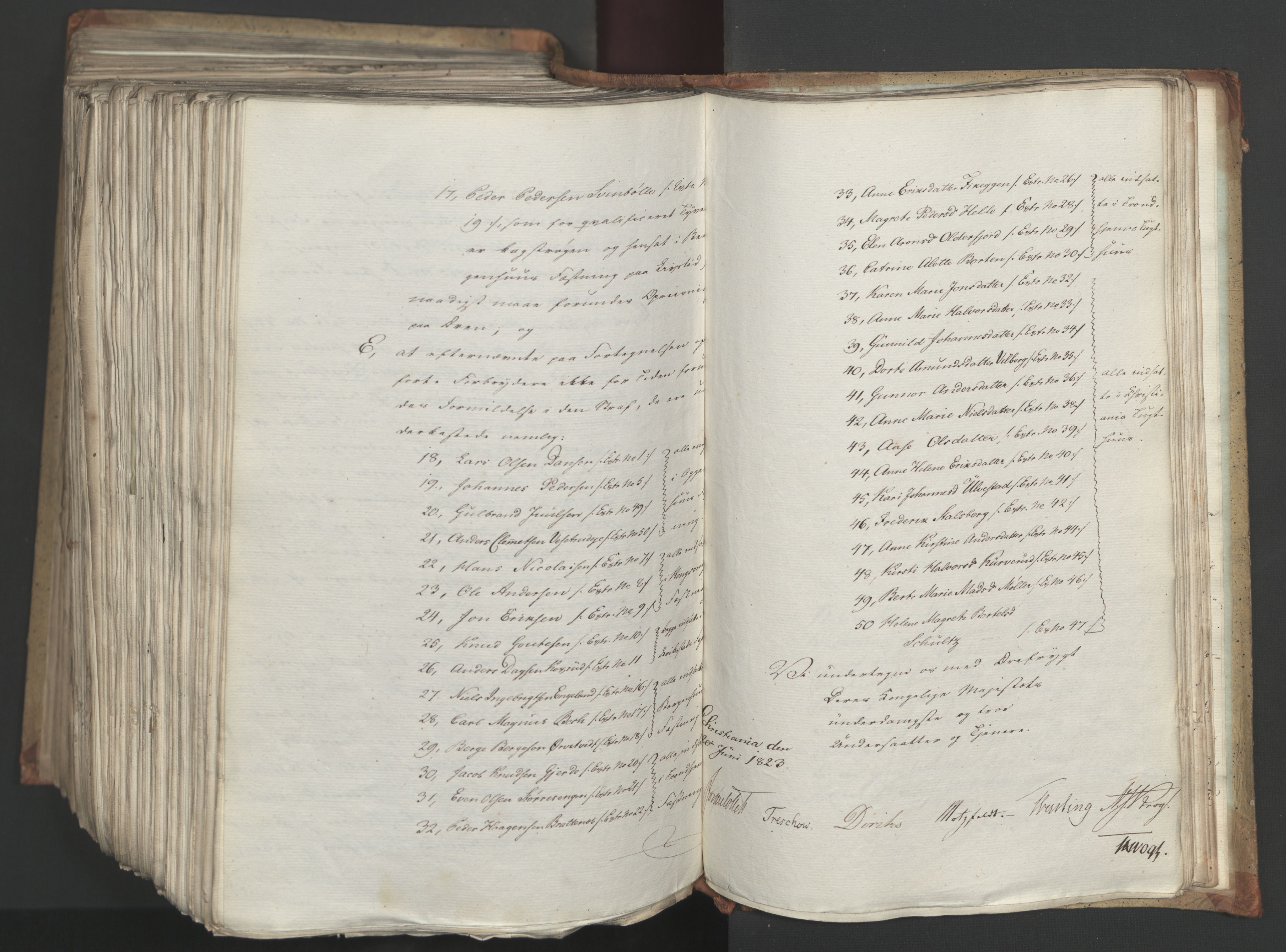 Statsrådsavdelingen i Stockholm, AV/RA-S-1003/D/Da/L0034: Regjeringsinnstillinger nr. 275-540, 1823, p. 655