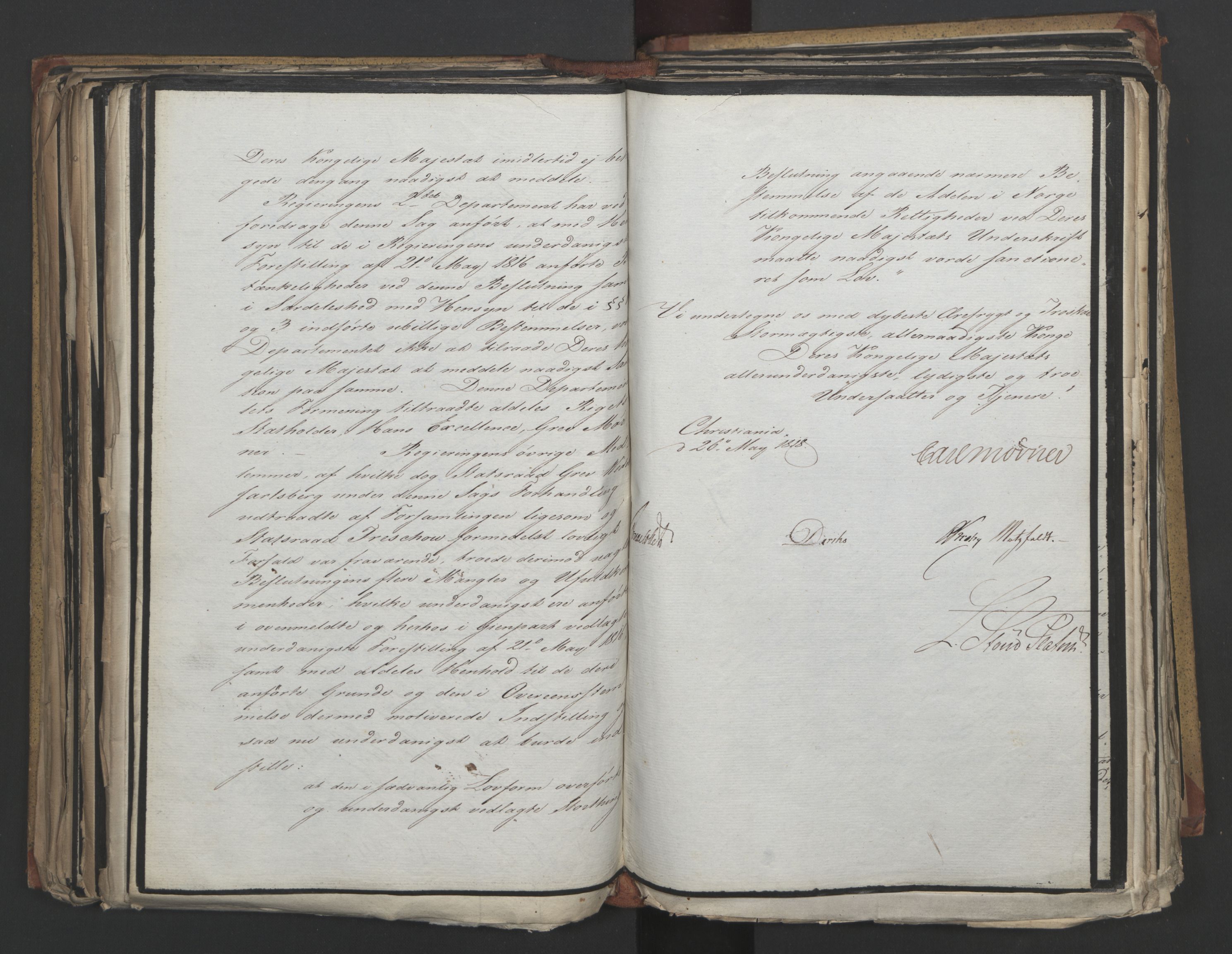 Statsrådsavdelingen i Stockholm, AV/RA-S-1003/D/Da/L0014: Regjeringsinnstillinger nr. 2890-3057, 1818, p. 272