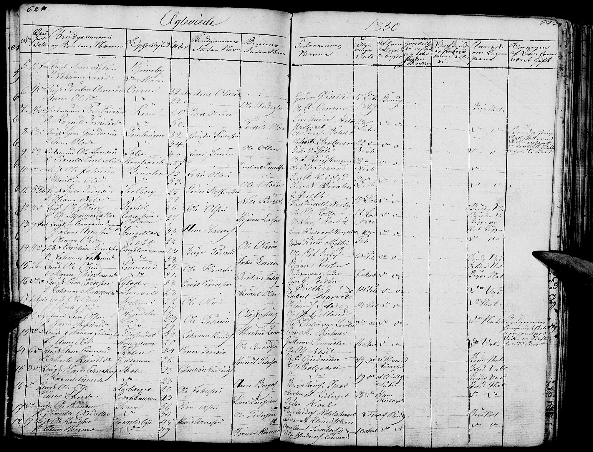 Hof prestekontor, AV/SAH-PREST-038/H/Ha/Haa/L0006: Parish register (official) no. 6, 1822-1841, p. 622-623