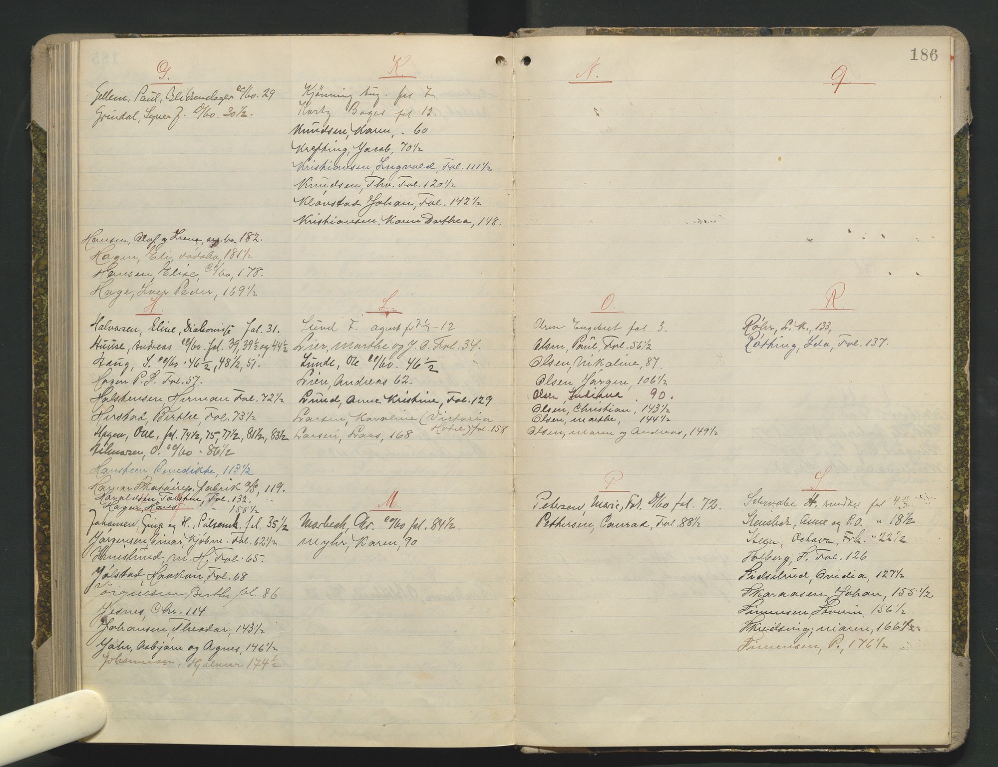 Sør-Hedmark sorenskriveri, AV/SAH-TING-014/J/Ja/Jae/L0003: Skifteregistreringsprotokoll - Hamar by, 1906-1922