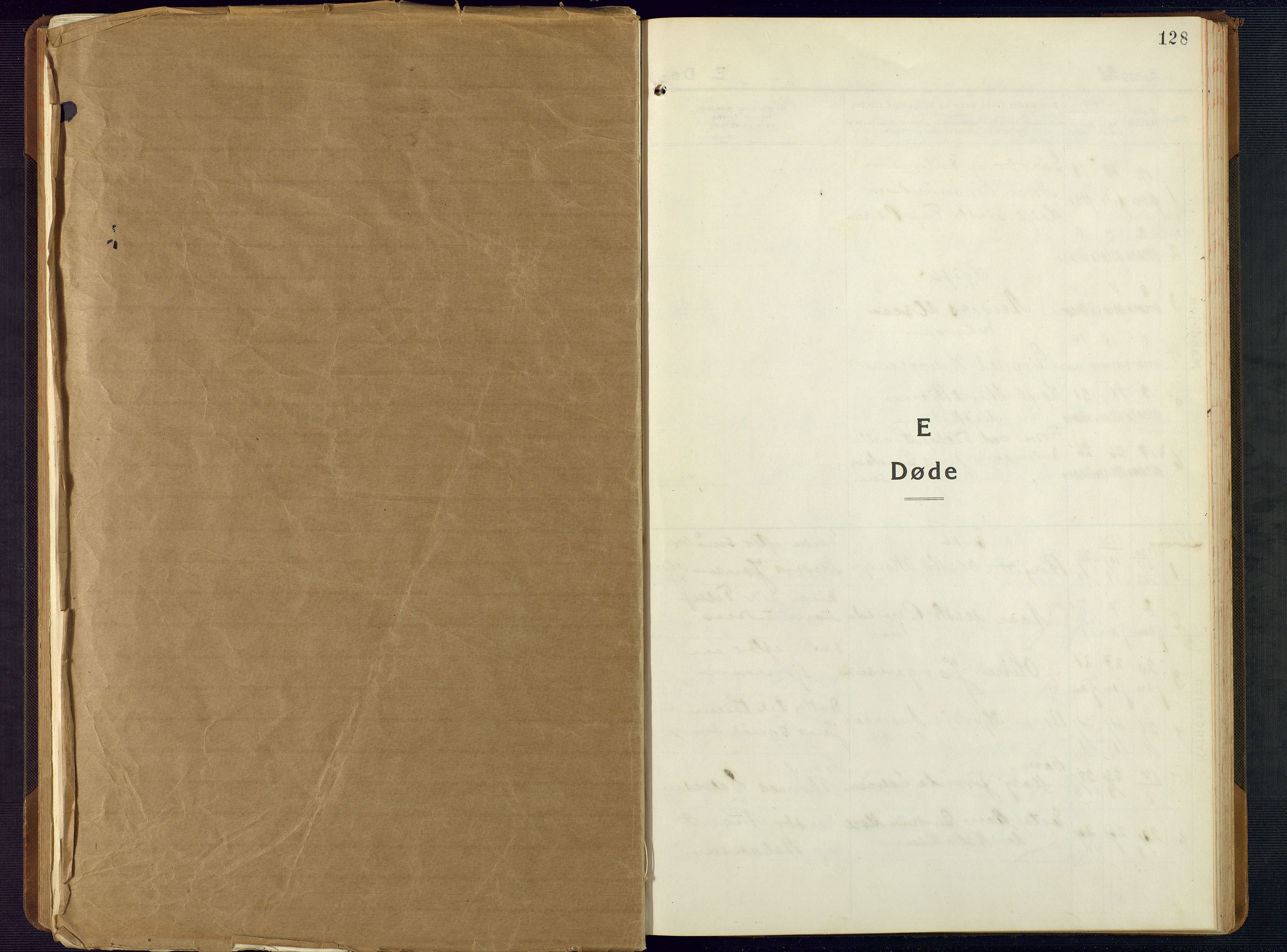 Holt sokneprestkontor, SAK/1111-0021/F/Fb/L0012: Parish register (copy) no. B 12, 1919-1944, p. 128