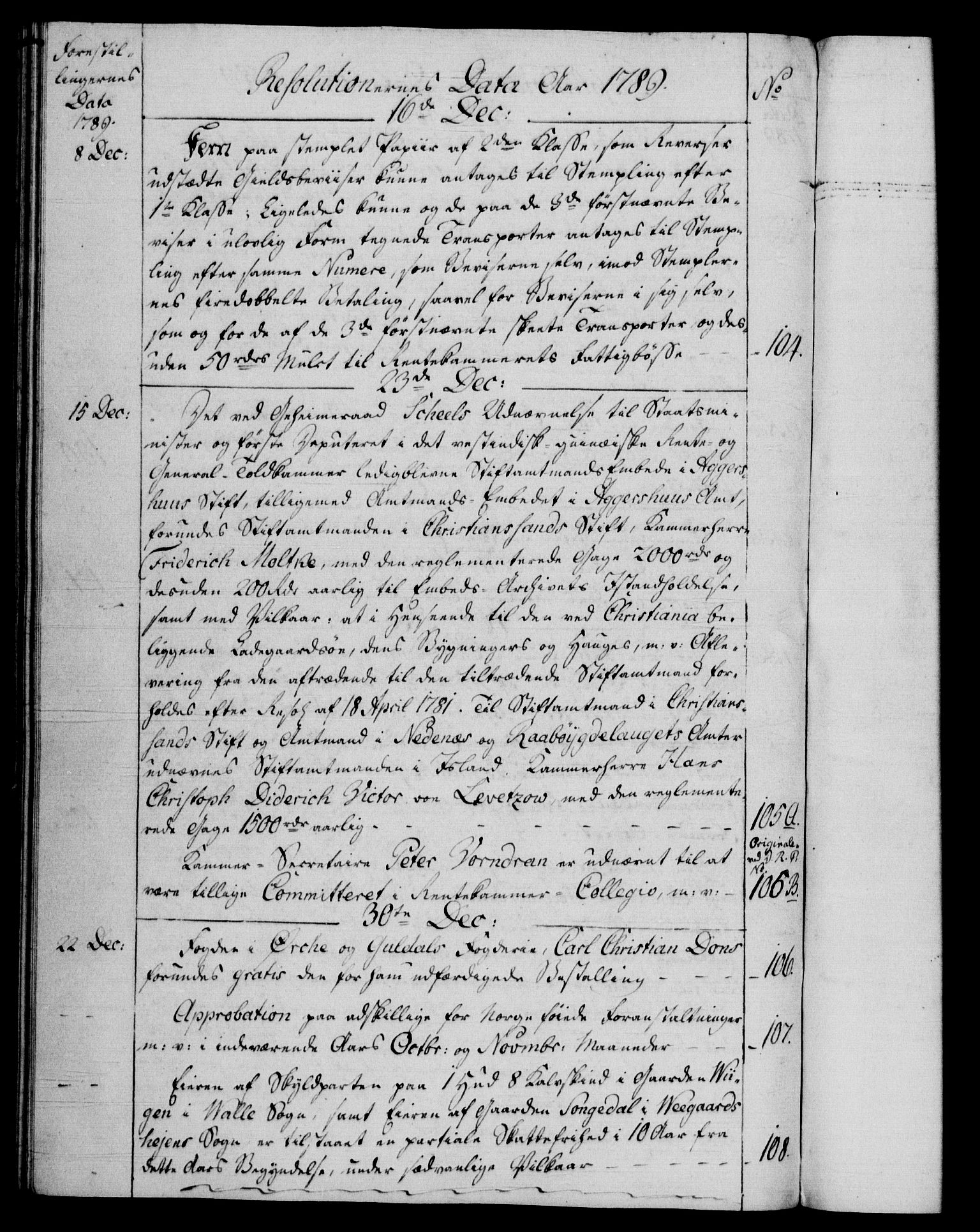 Rentekammeret, Kammerkanselliet, RA/EA-3111/G/Gf/Gfb/L0013: Register til norske relasjons- og resolusjonsprotokoller (merket RK 52.108), 1786-1793, p. 1078b