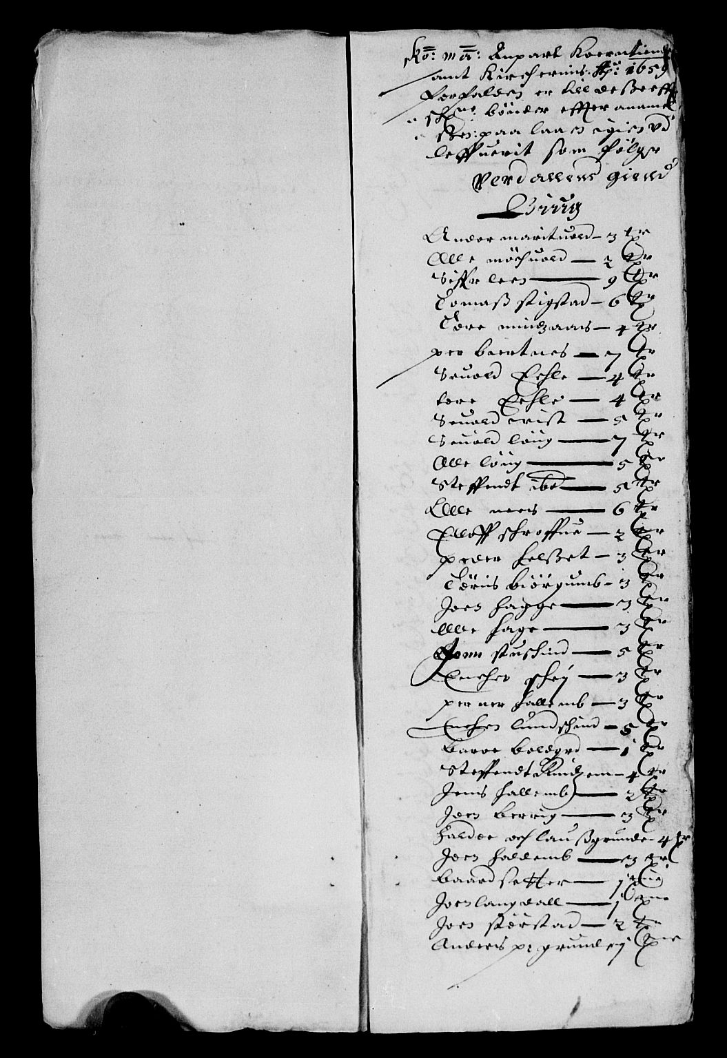 Rentekammeret inntil 1814, Reviderte regnskaper, Lensregnskaper, AV/RA-EA-5023/R/Rb/Rbw/L0141: Trondheim len, 1659-1660