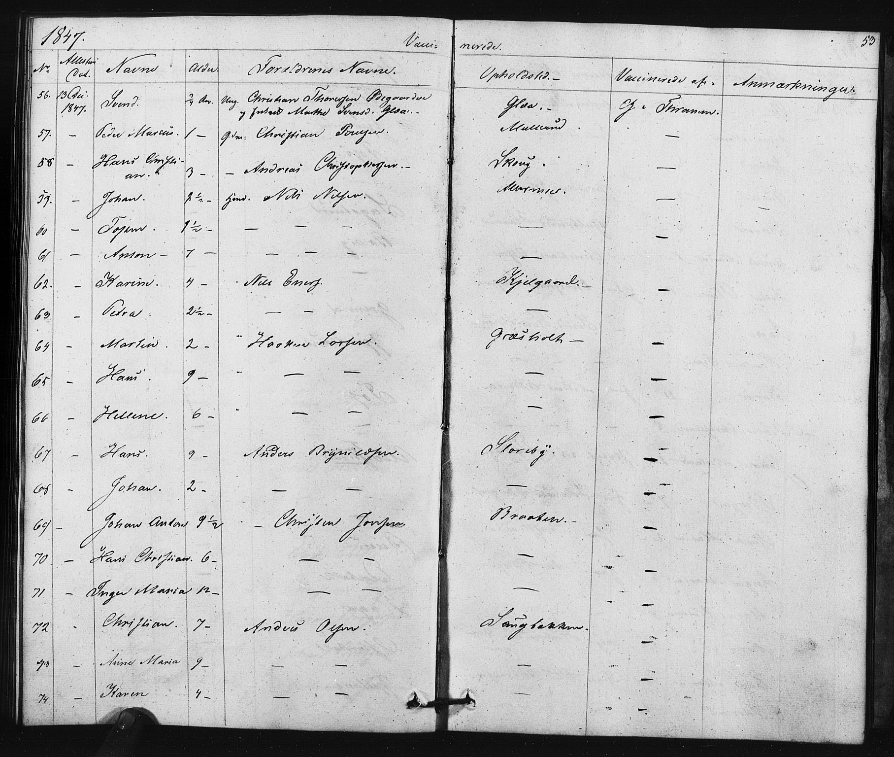 Enebakk prestekontor Kirkebøker, AV/SAO-A-10171c/F/Fa/L0015: Parish register (official) no. I 15, 1830-1867, p. 53