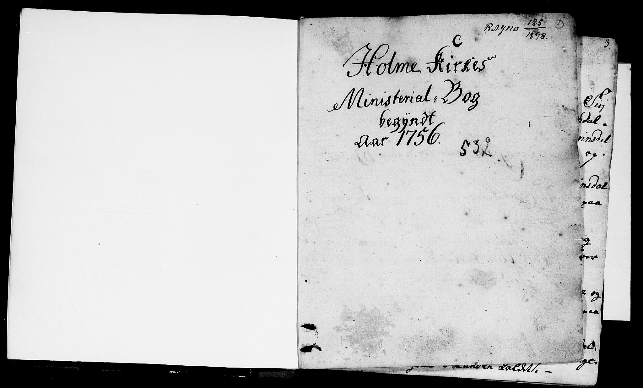Holum sokneprestkontor, SAK/1111-0022/F/Fa/Faa/L0002: Parish register (official) no. A 2, 1756-1780, p. 0-1